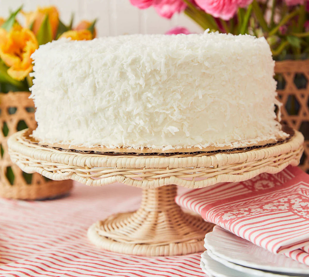 Rattan Serving Stand