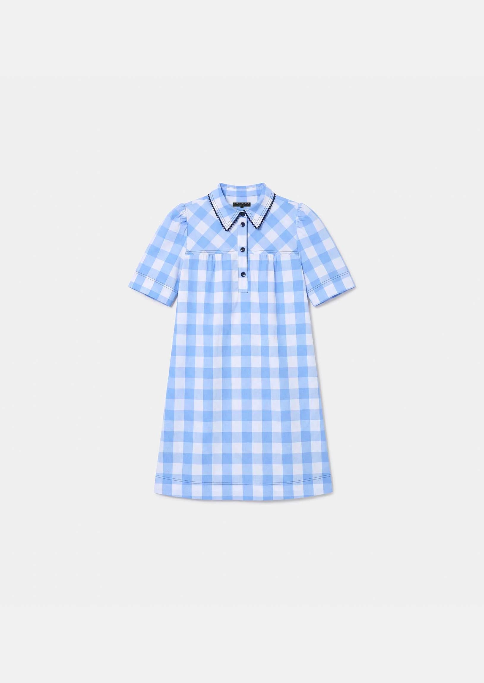 Roddy Dress in Sky Blue Gingham