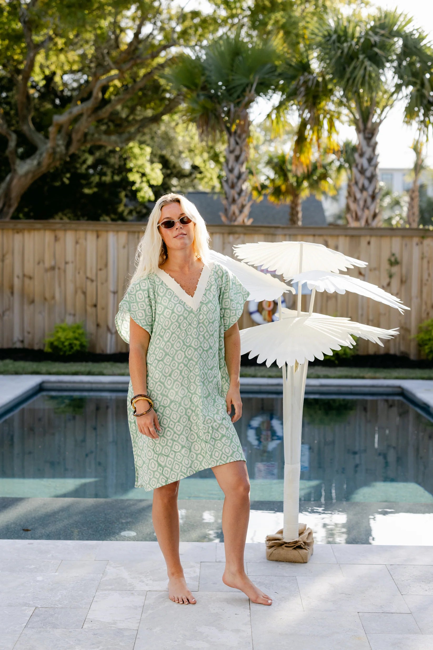 Janie Block Short Kaftan