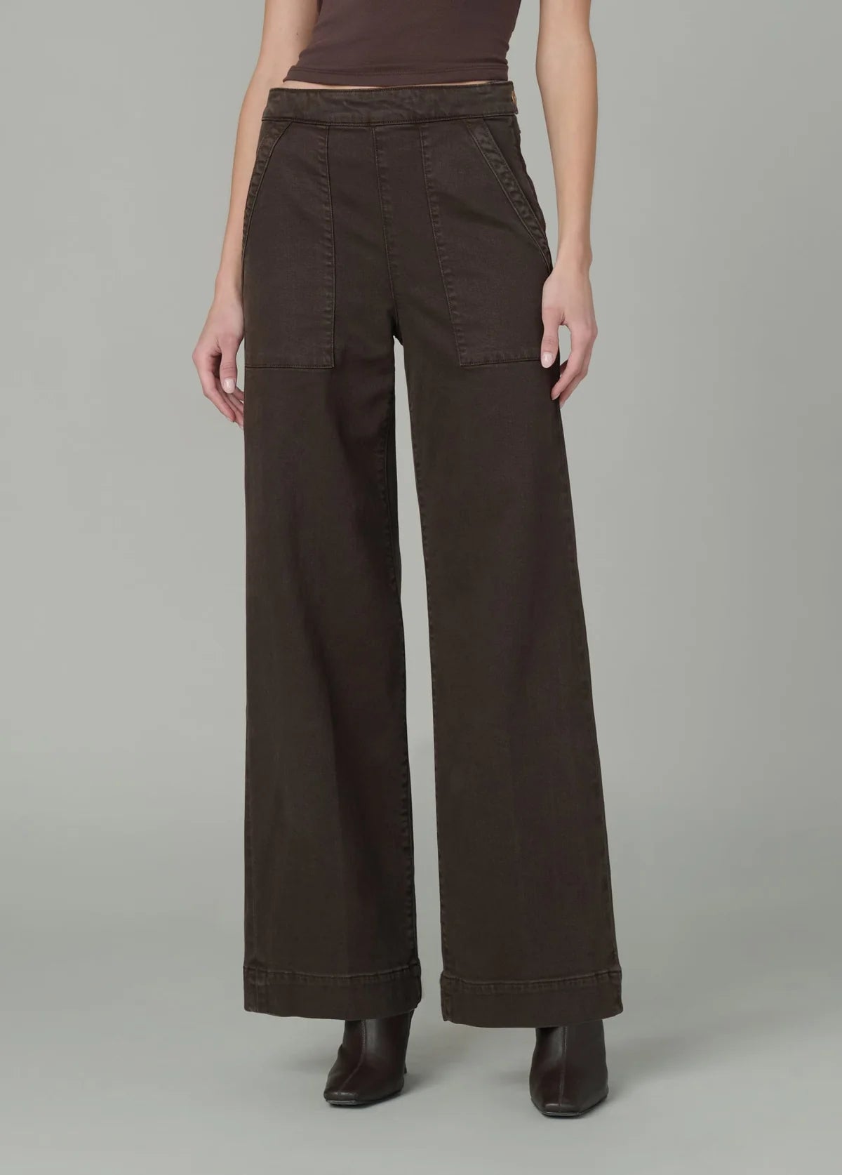 The Side Zip Wide Leg