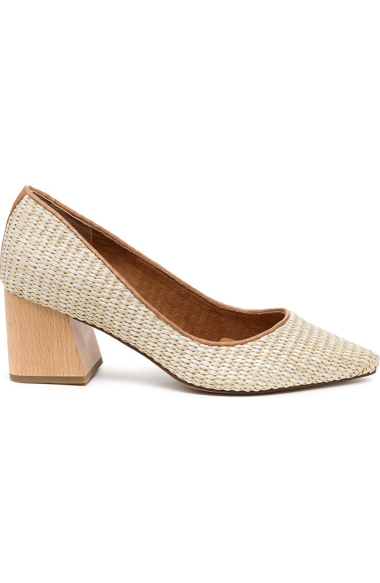 Woven Pointed Toe Pump