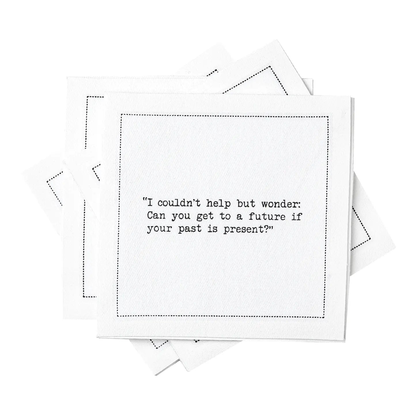 Carrie Bradshaw Quotes White Cotton Cocktail