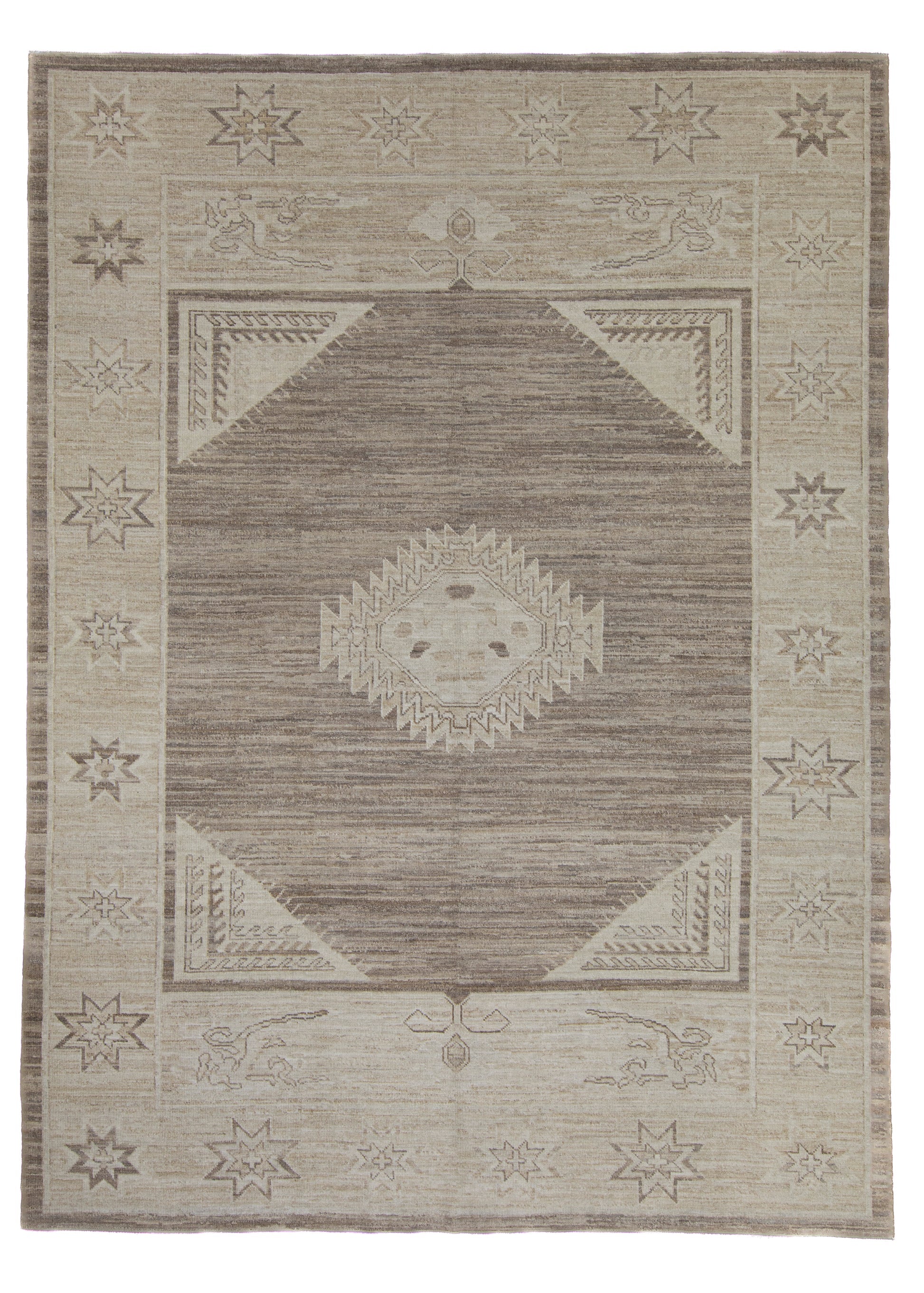 Turkish Oushak Rug 9'3" x 12'7"