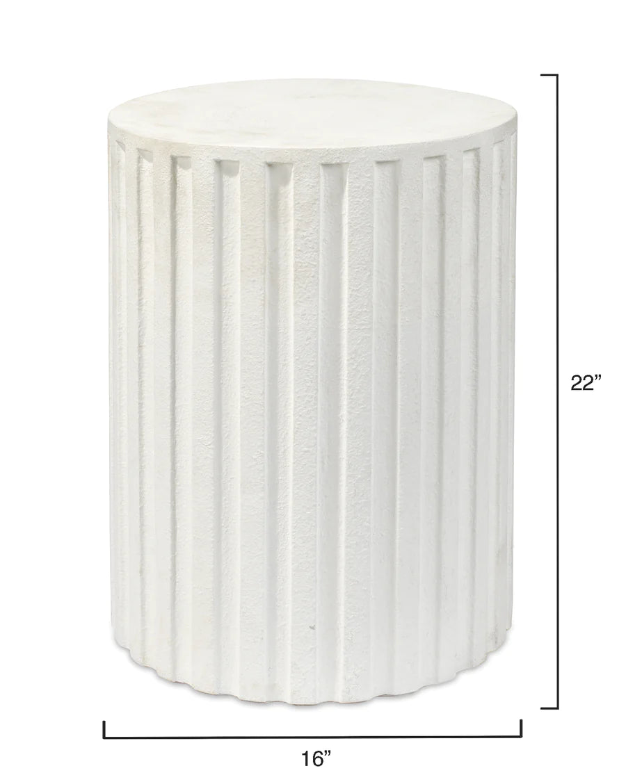 Fluted Side Table