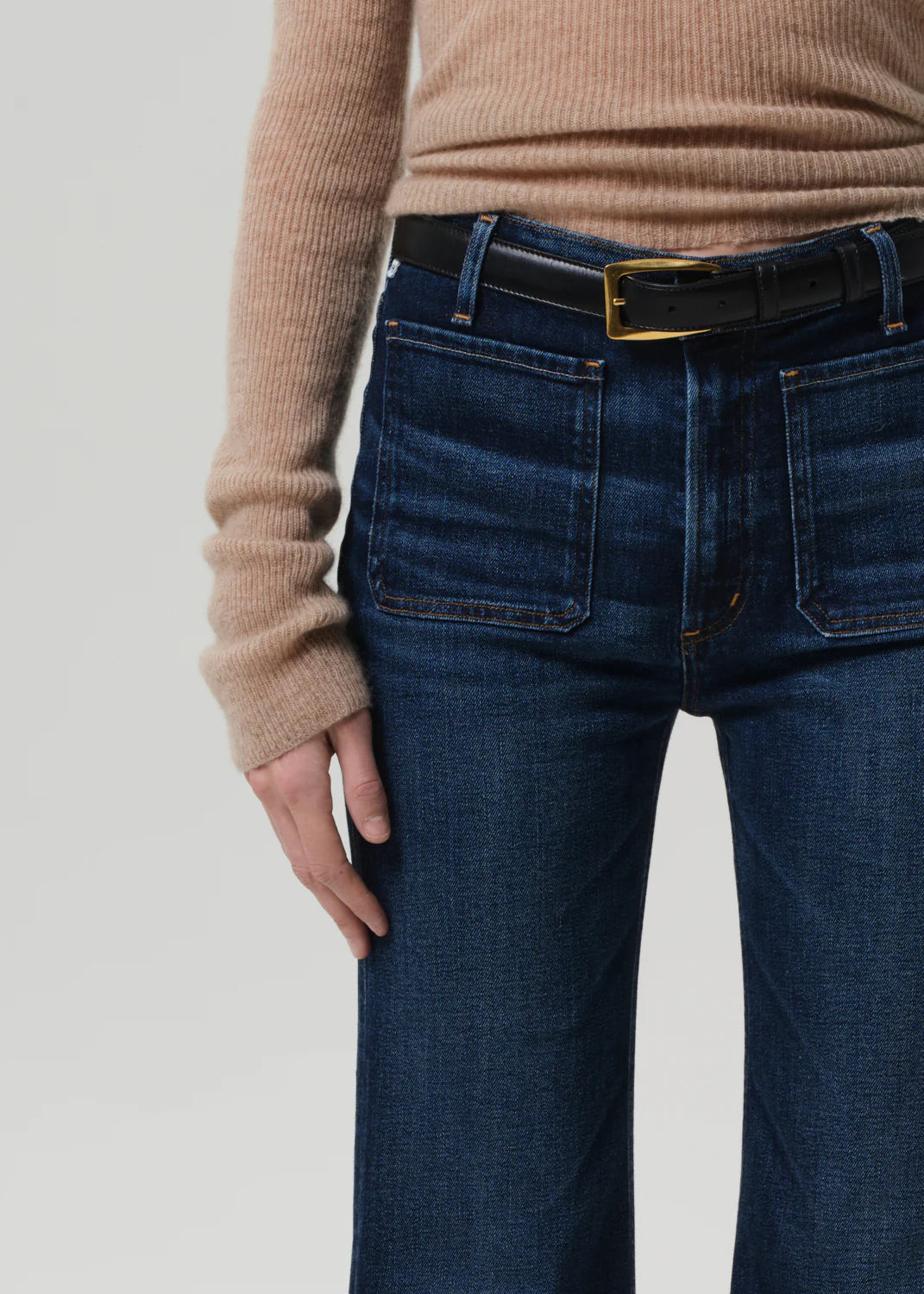 Kimberly Patch Pocket Flare Jeans
