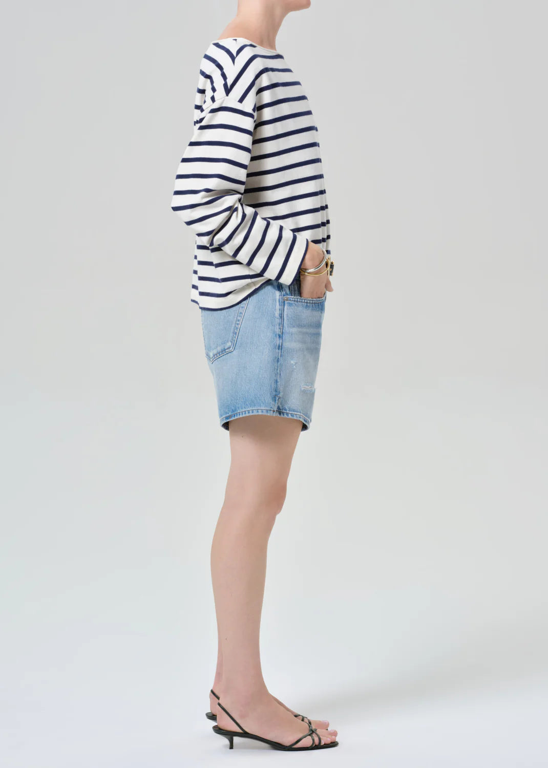 Billie Relaxed Short in Sparrow