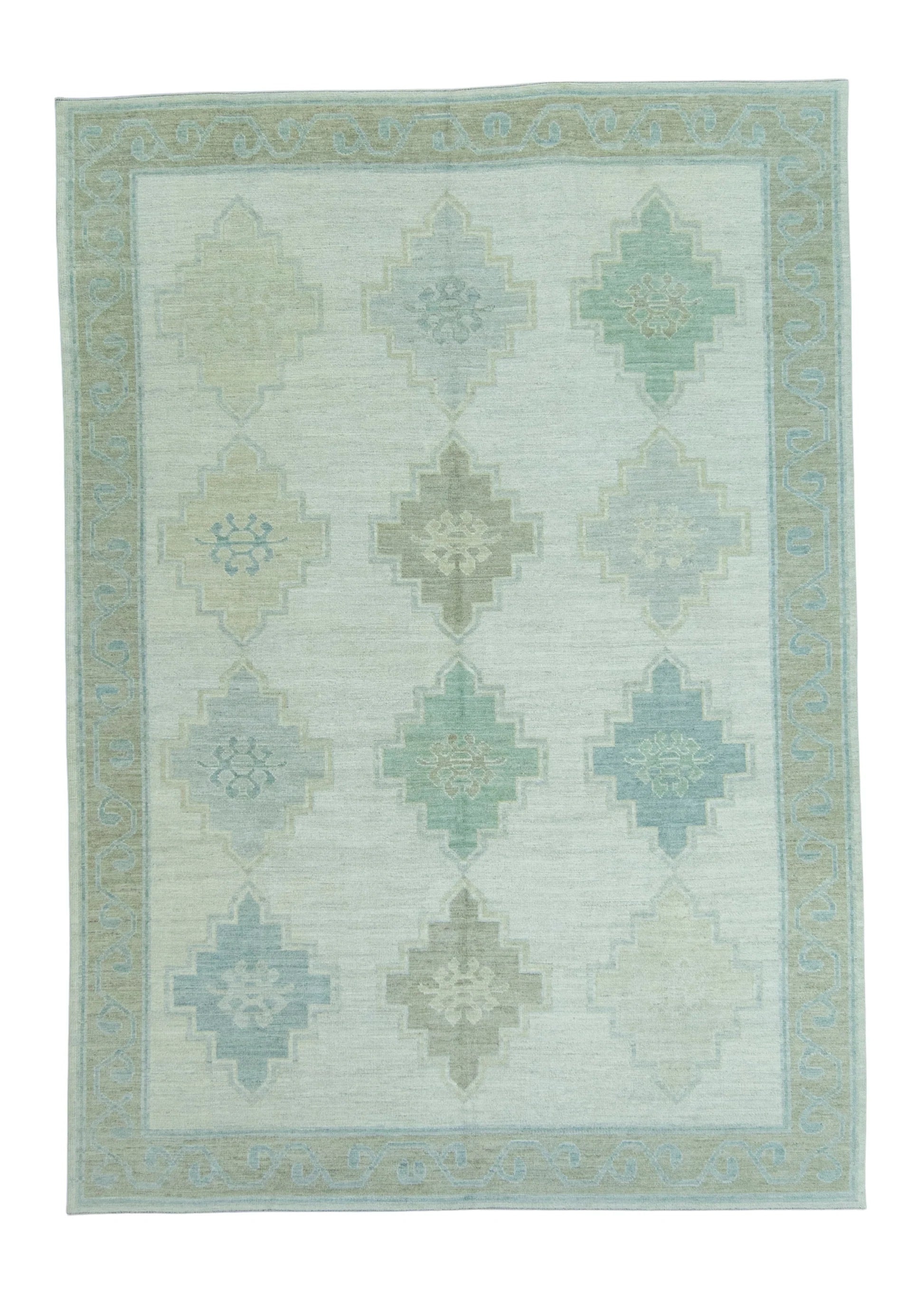 Turkish Oushak Rug 8'10 x 12'5"