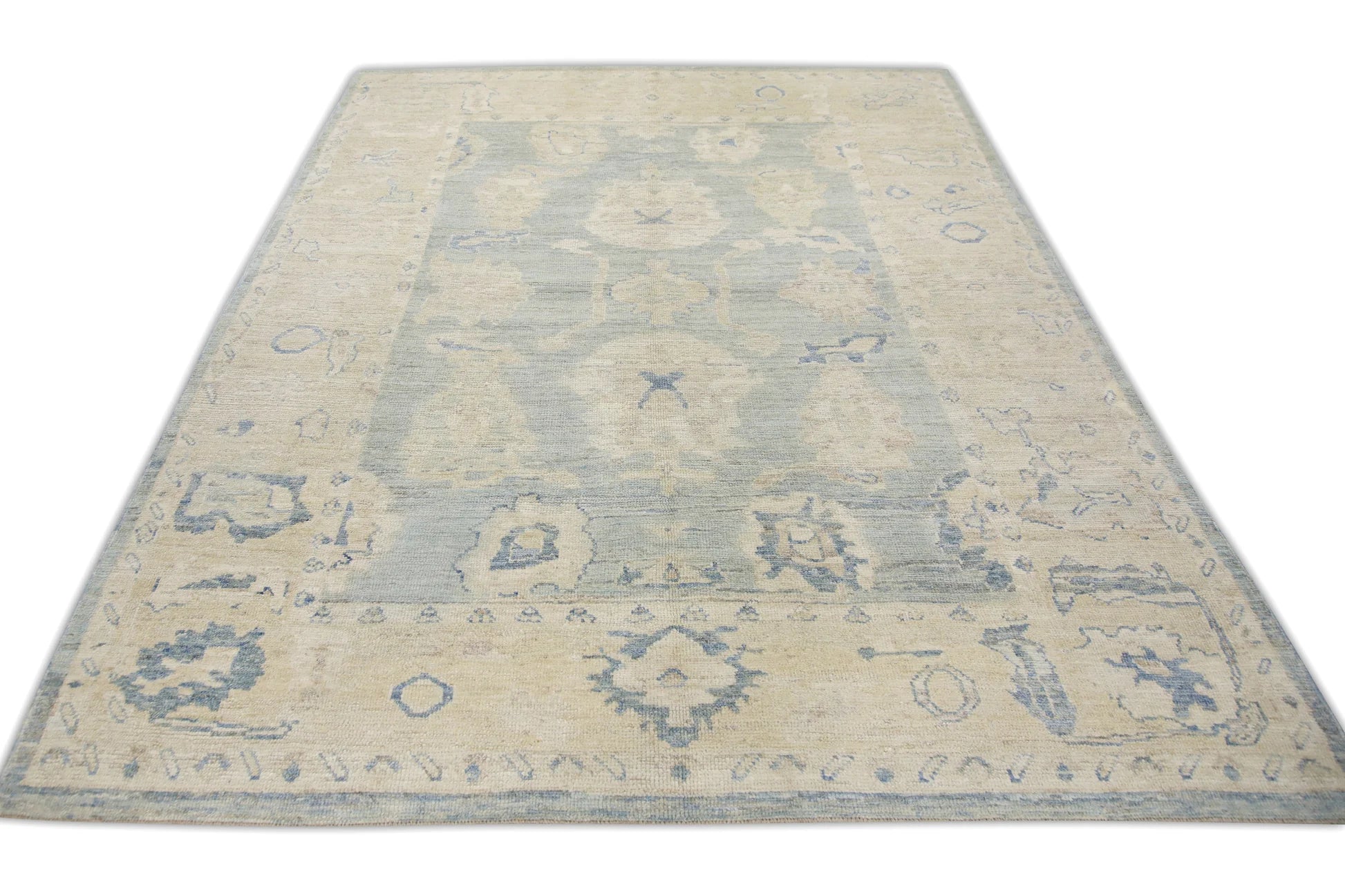 Turkish Oushak Rug 7'10"x10'8"