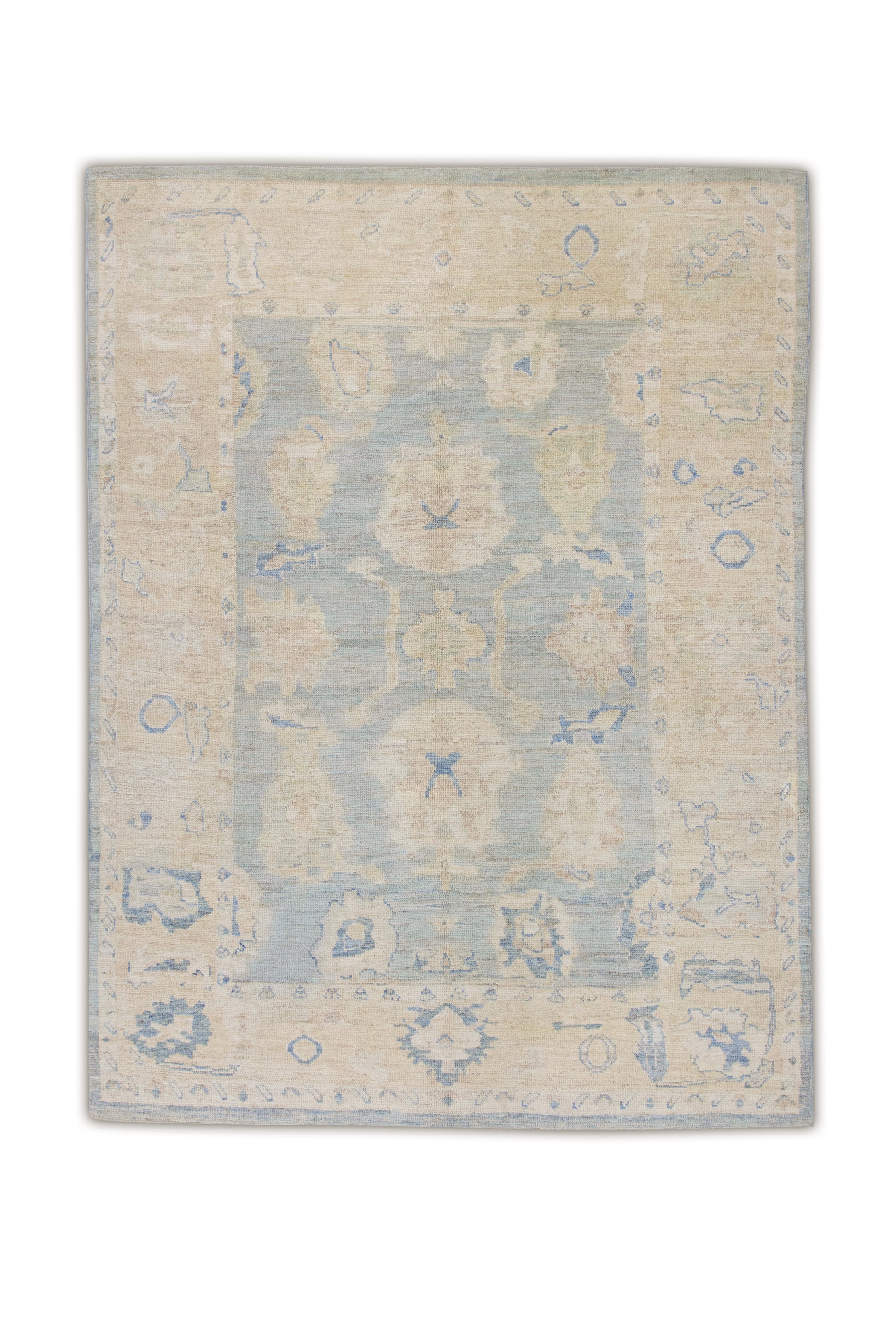 Turkish Oushak Rug 7'10"x10'8"
