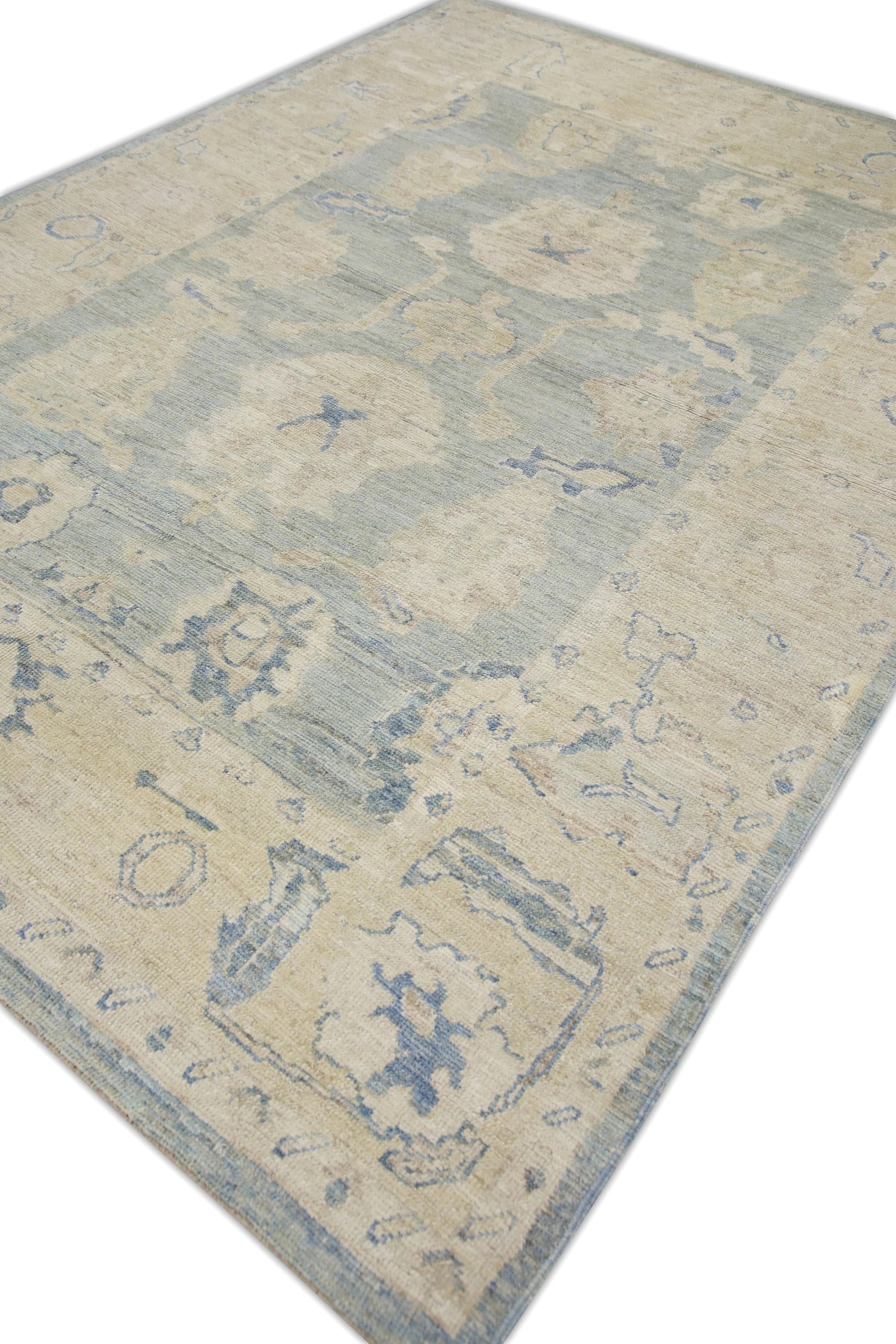 Turkish Oushak Rug 7'10"x10'8"