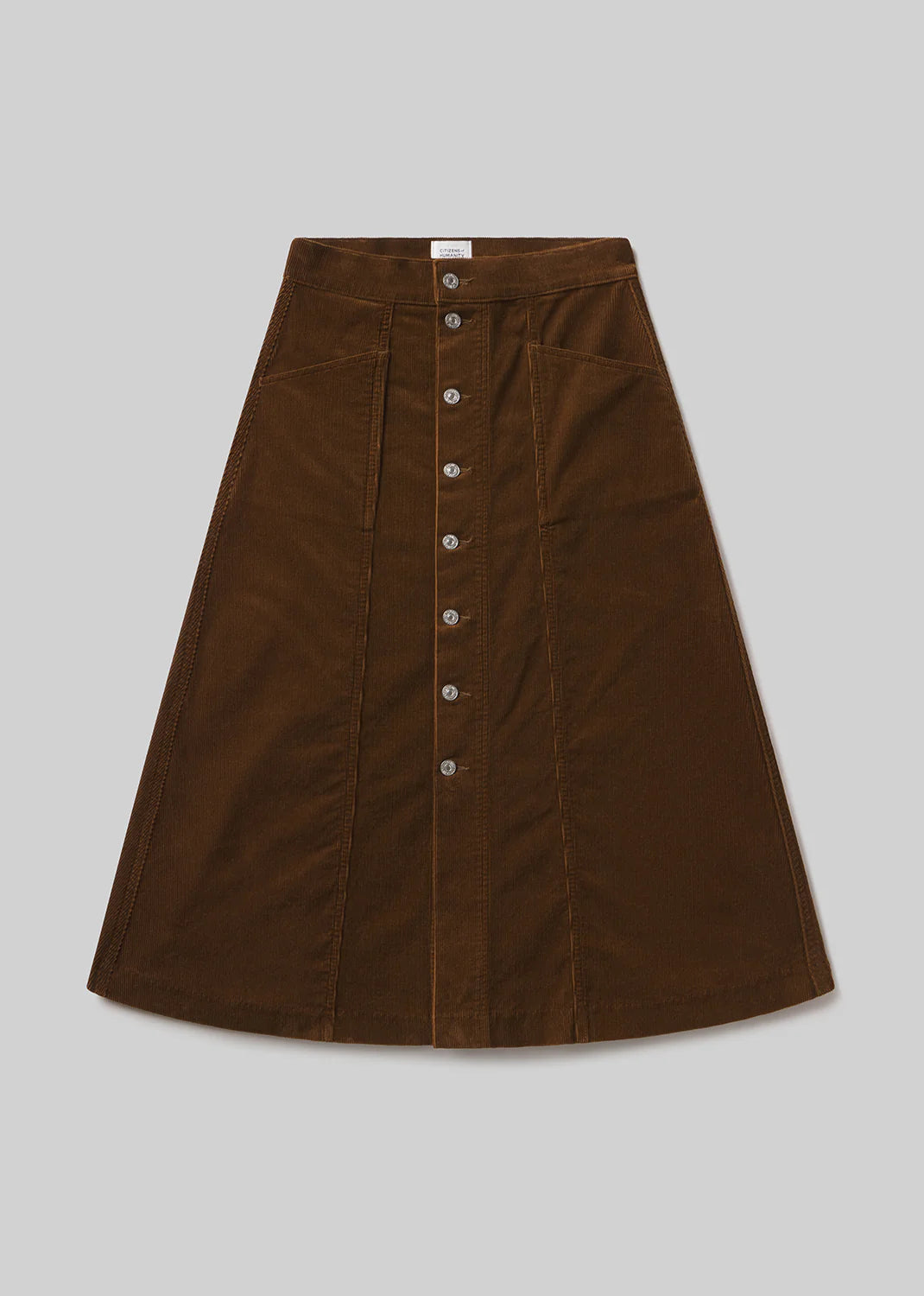 Devin A Line Corduroy Skirt