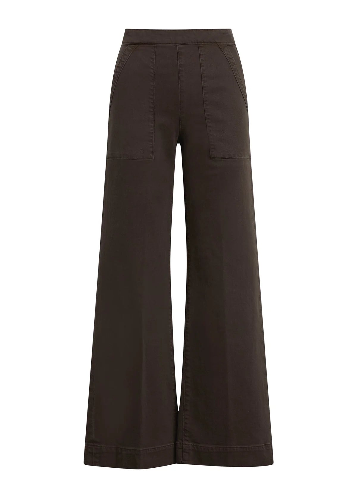 The Side Zip Wide Leg