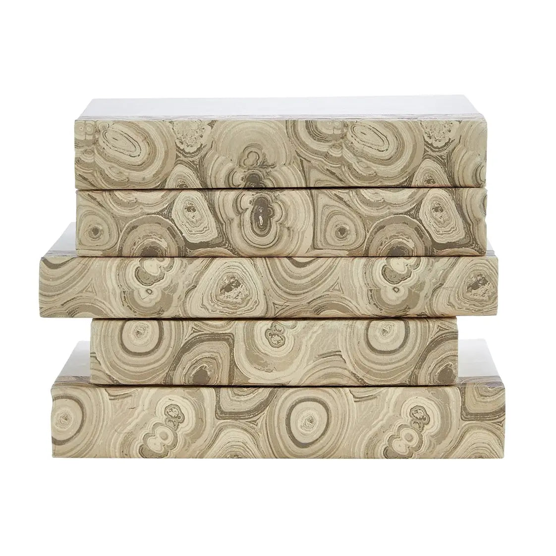 Malachite Neutral Decorative Book