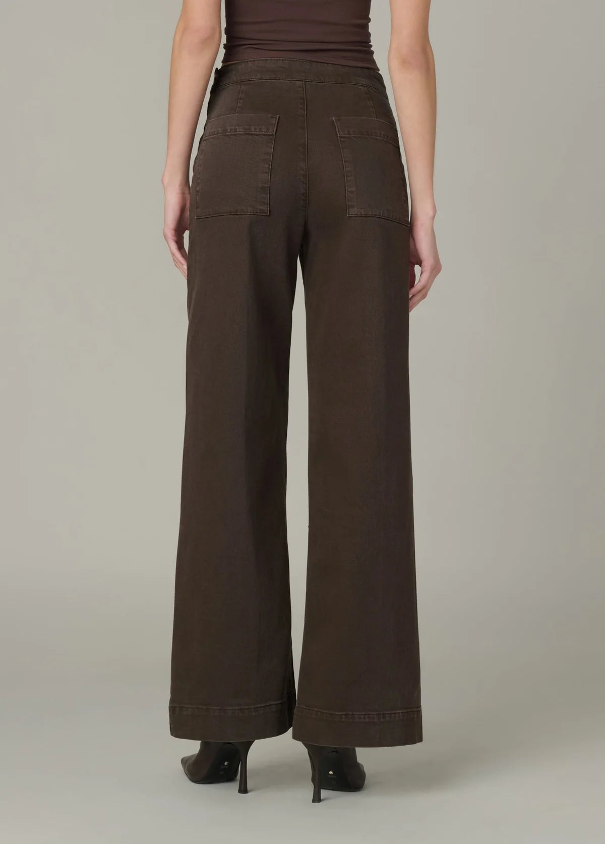 The Side Zip Wide Leg