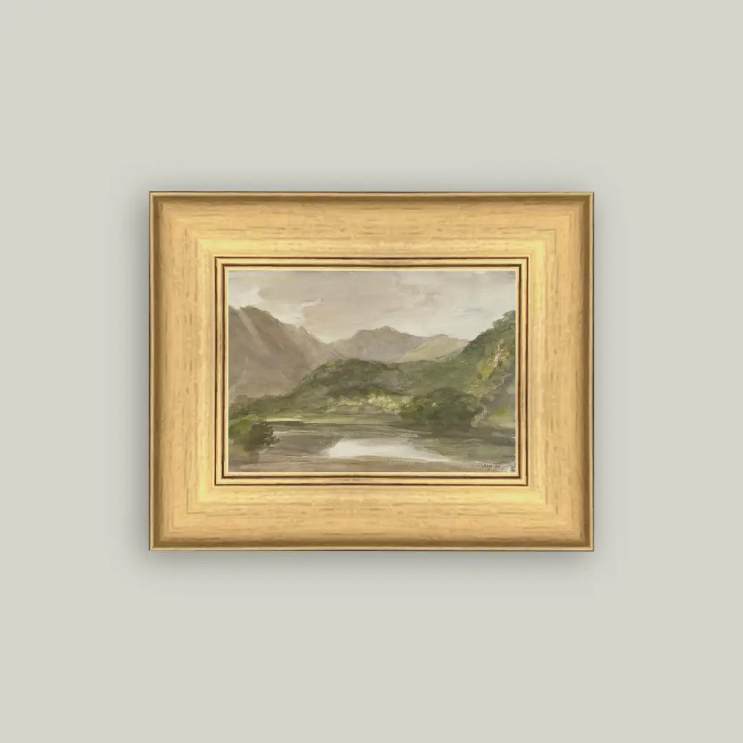 Lake District Framed Antique Art