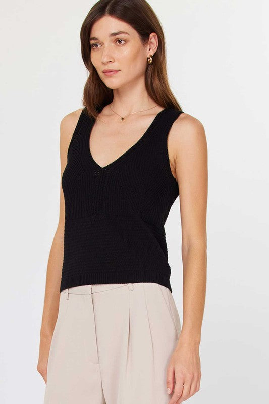 V-Neck Tank Top Sweater