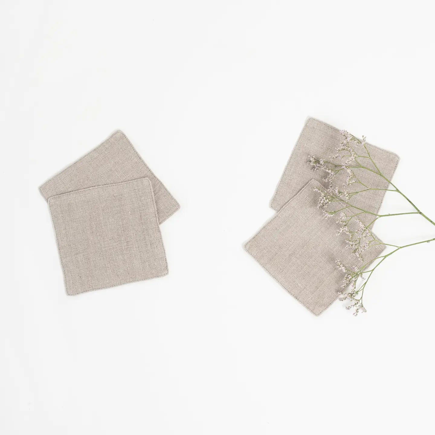 Natural Linen Coasters