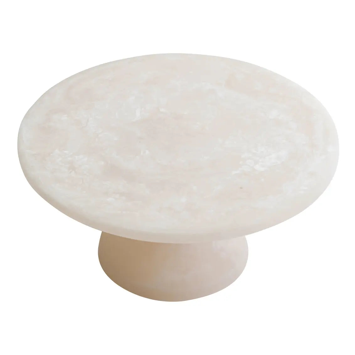 Lucente White Matte Cake Plate