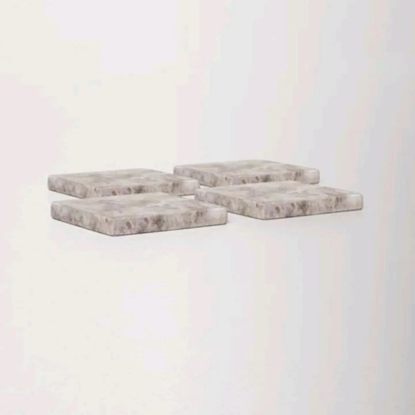 Brown Galaxy Marble Square Coasters