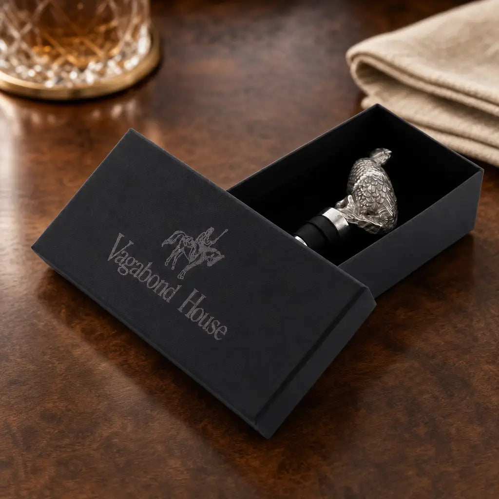 Pewter Pheasant Bottle Stopper