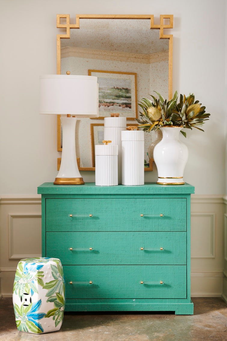 White Bamboo Canisters