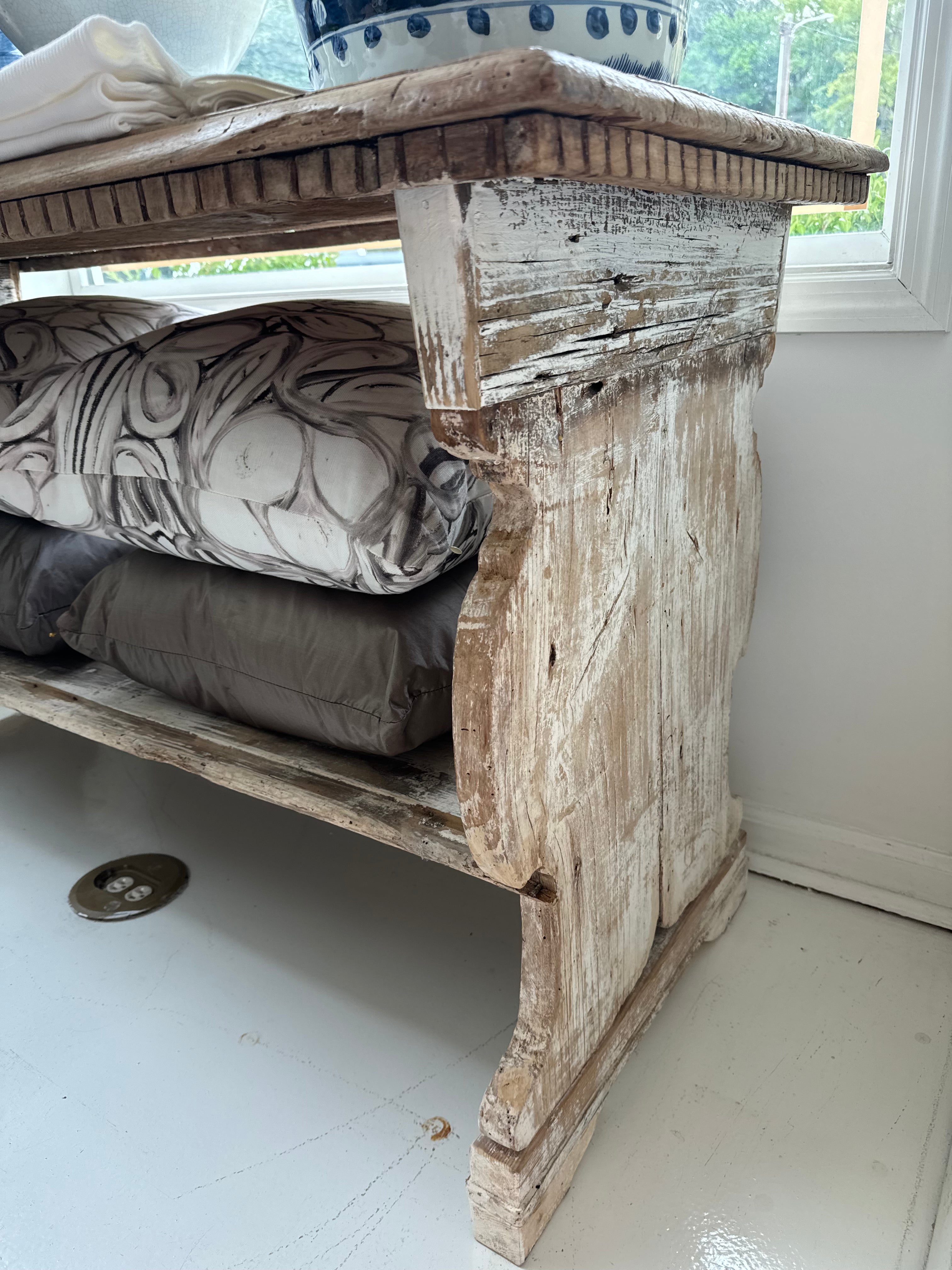 Antique Baroque Painted Italian Table