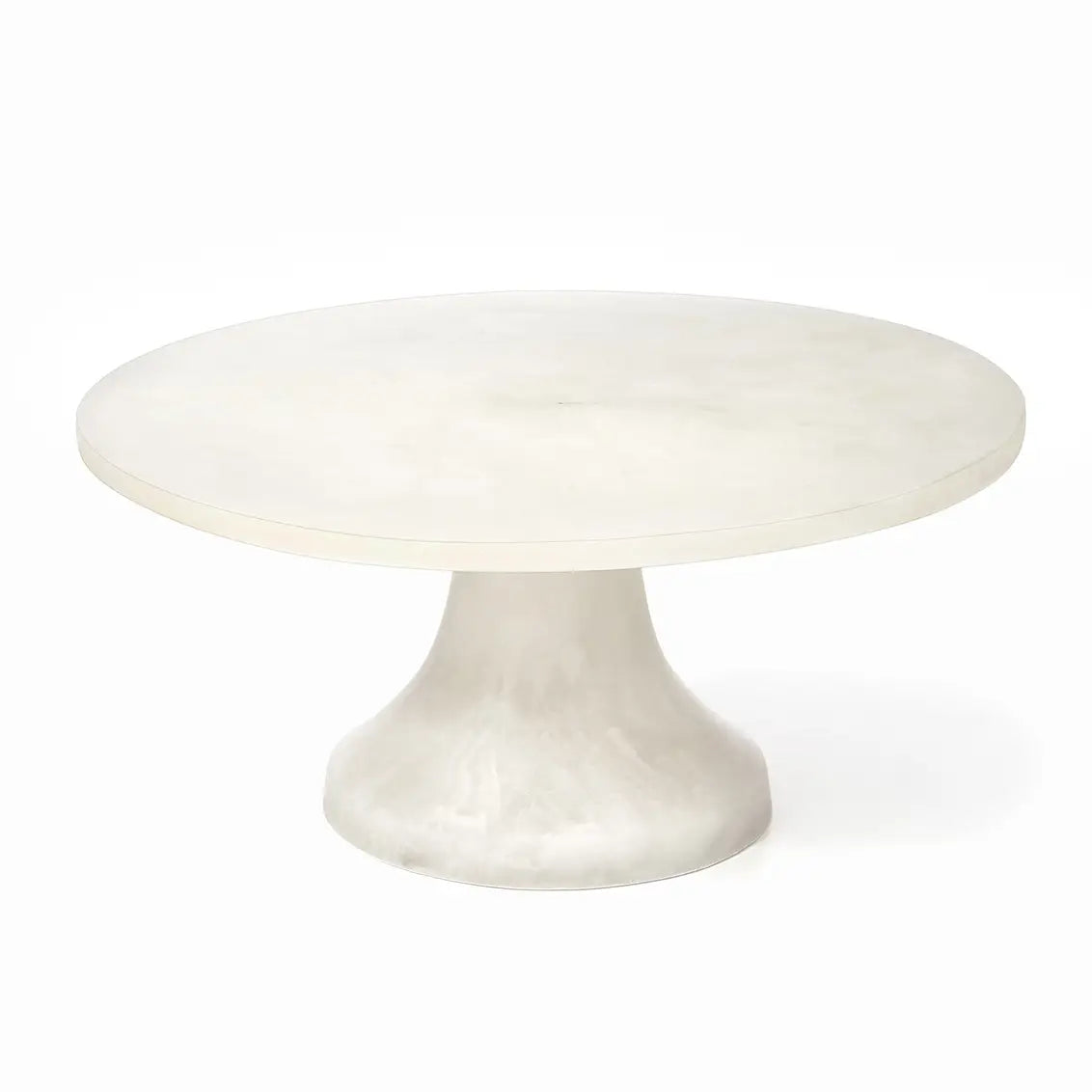 Lucente White Matte Cake Plate