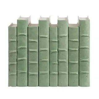 Sage & Off White Parchment Decorative Book