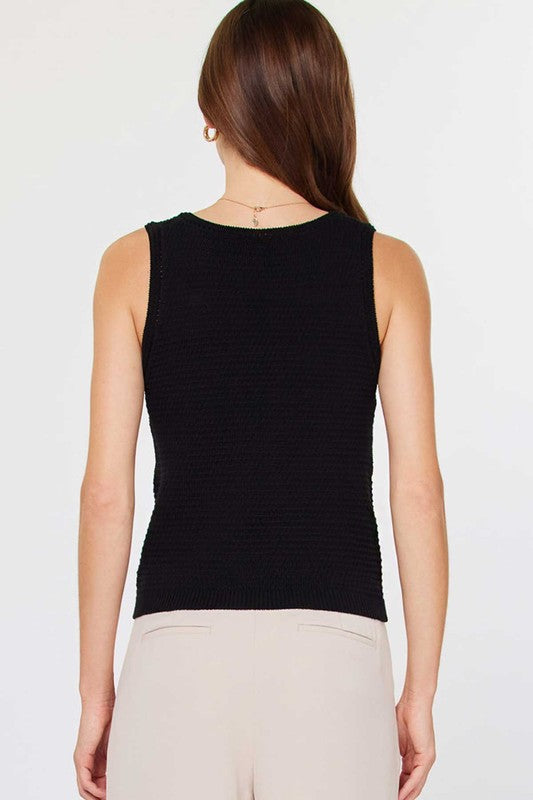 V-Neck Tank Top Sweater