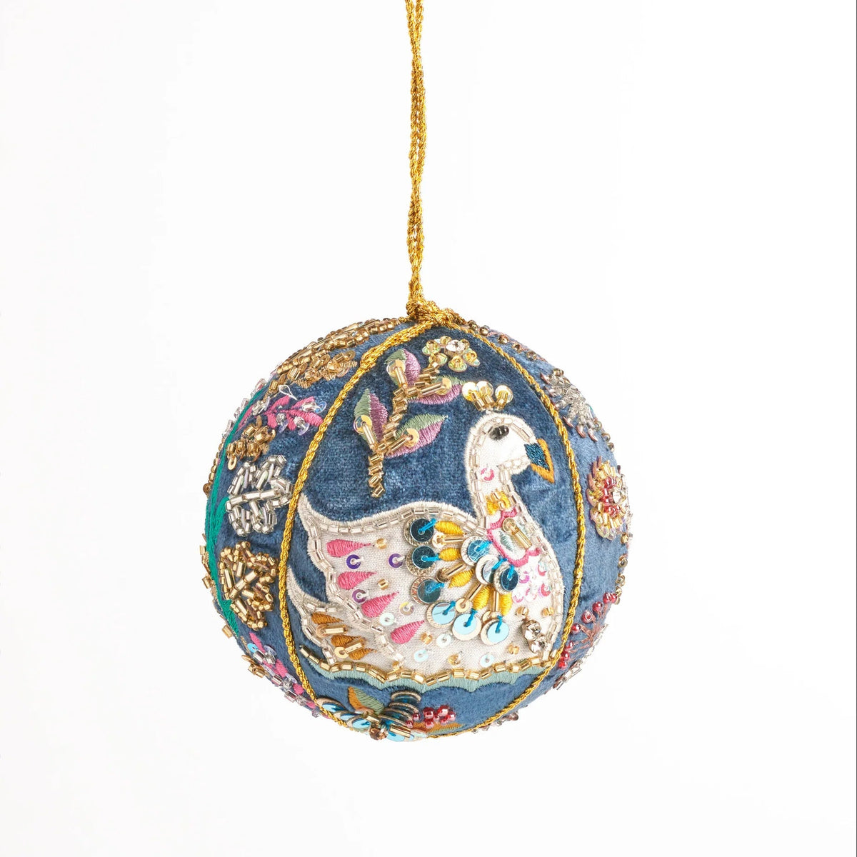 Fountaine Blue Ornament
