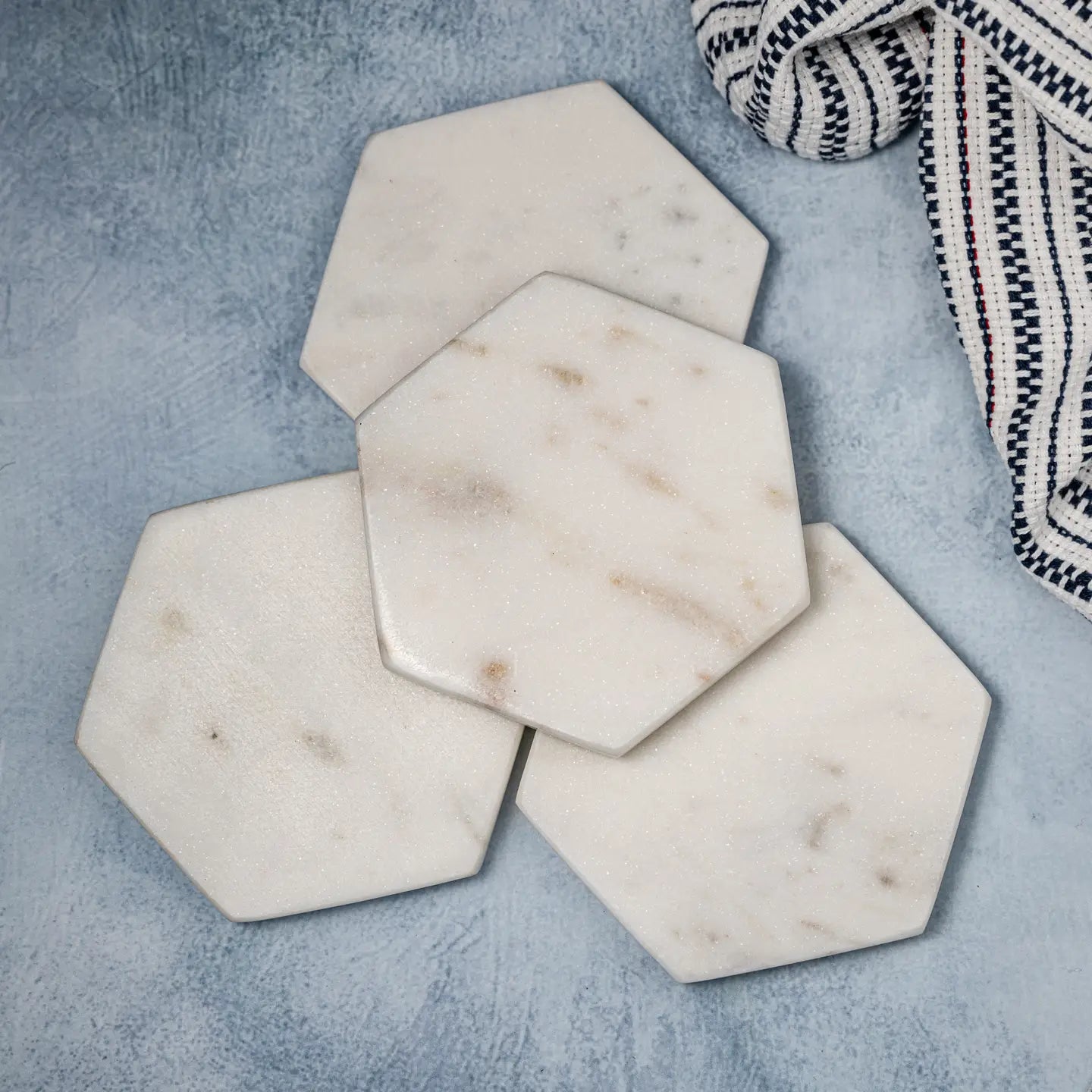Set of 4 Marble Coasters