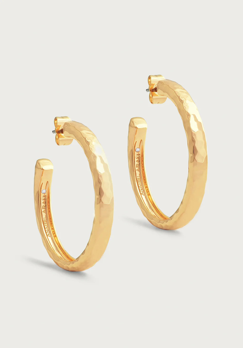 Farrier Medium Hoop Earrings