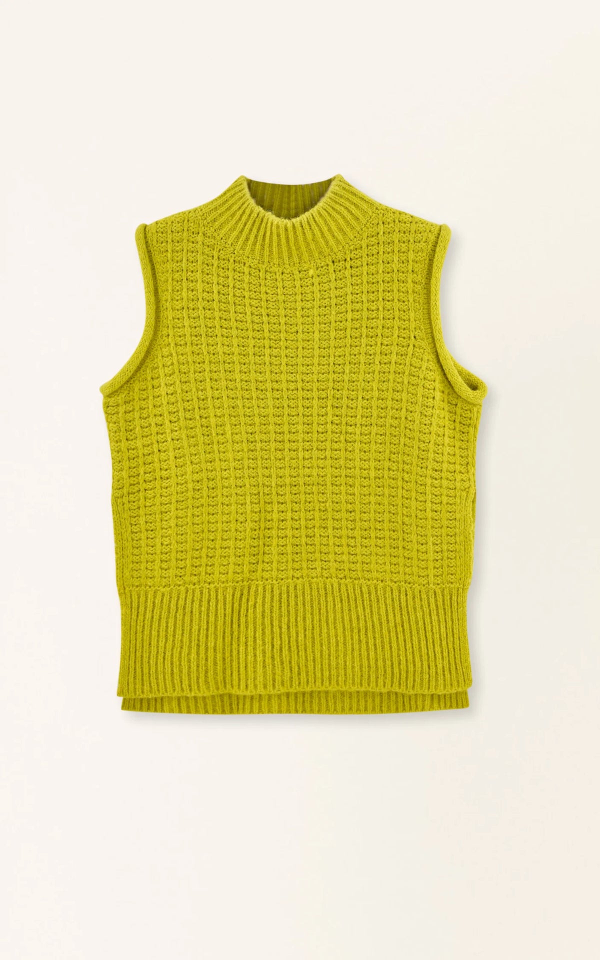 Aspen Sweater Vest in Lemongrass