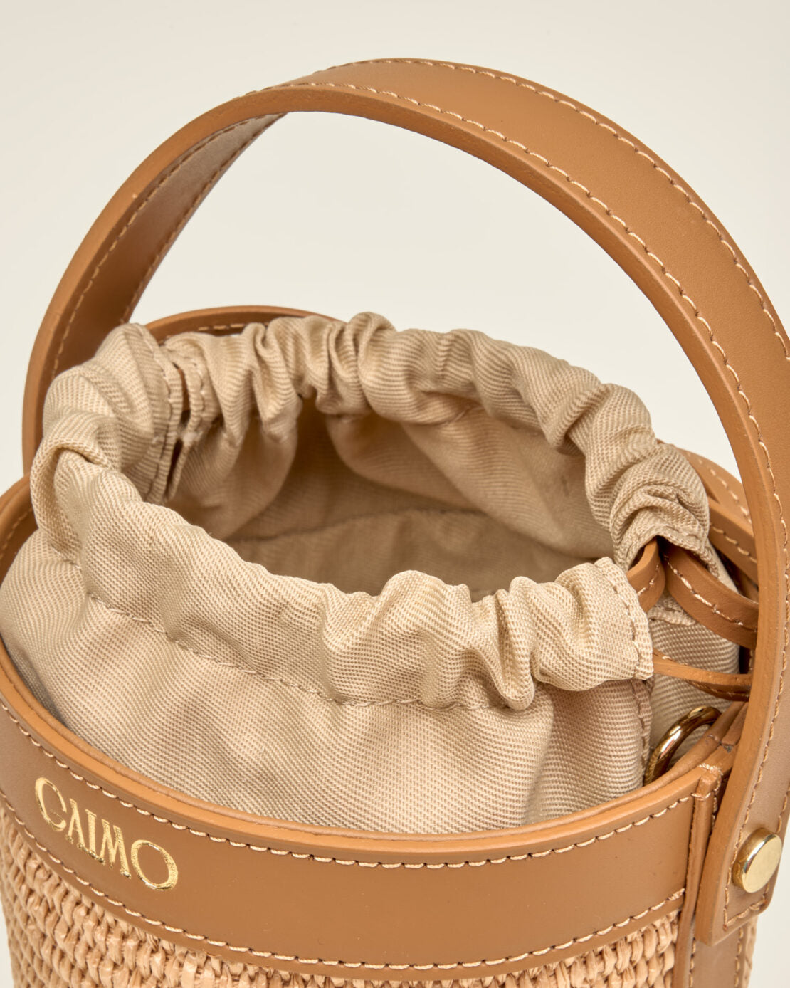 Bom Bom Bag in Tan