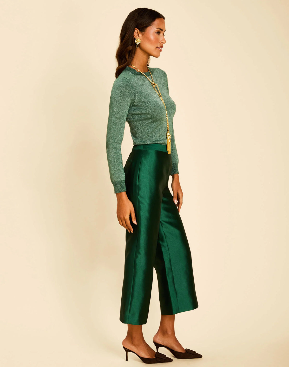 Blake Pants in Emerald Green
