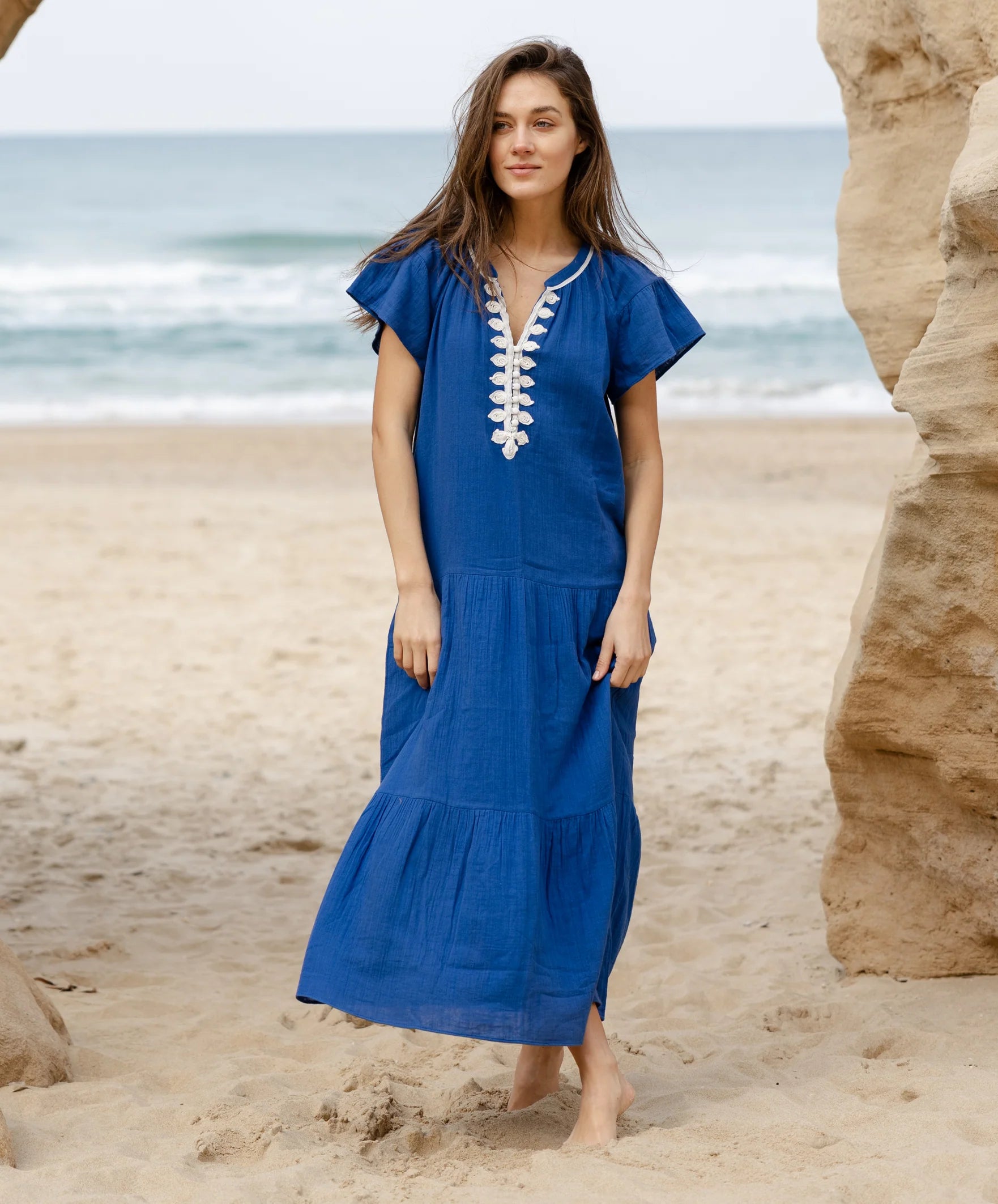 ワンピース herlipto Deauville Gathered Long Dress S herlipto Deauville Gathered Long Dress S - メルカリ