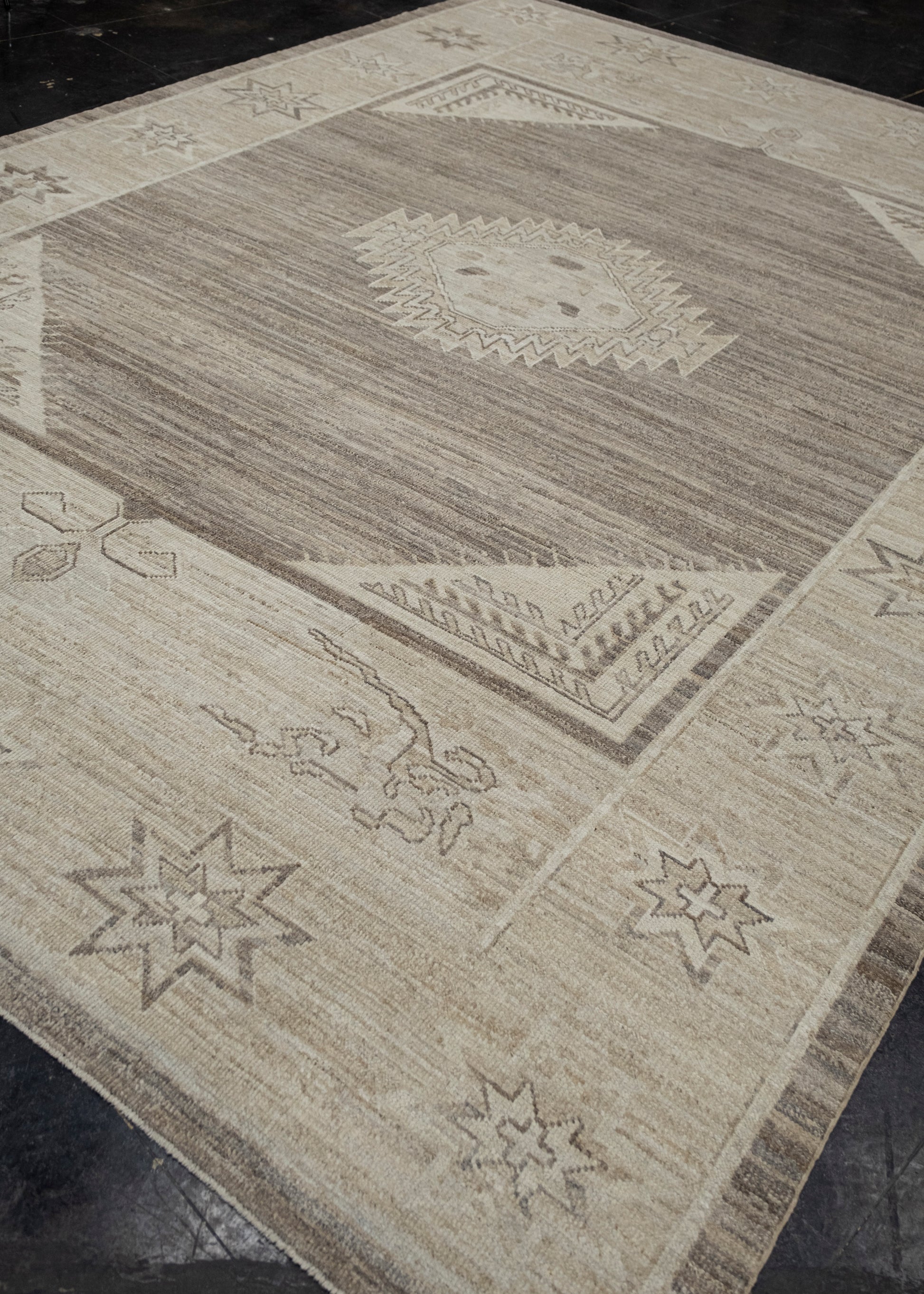 Turkish Oushak Rug 9'3" x 12'7"