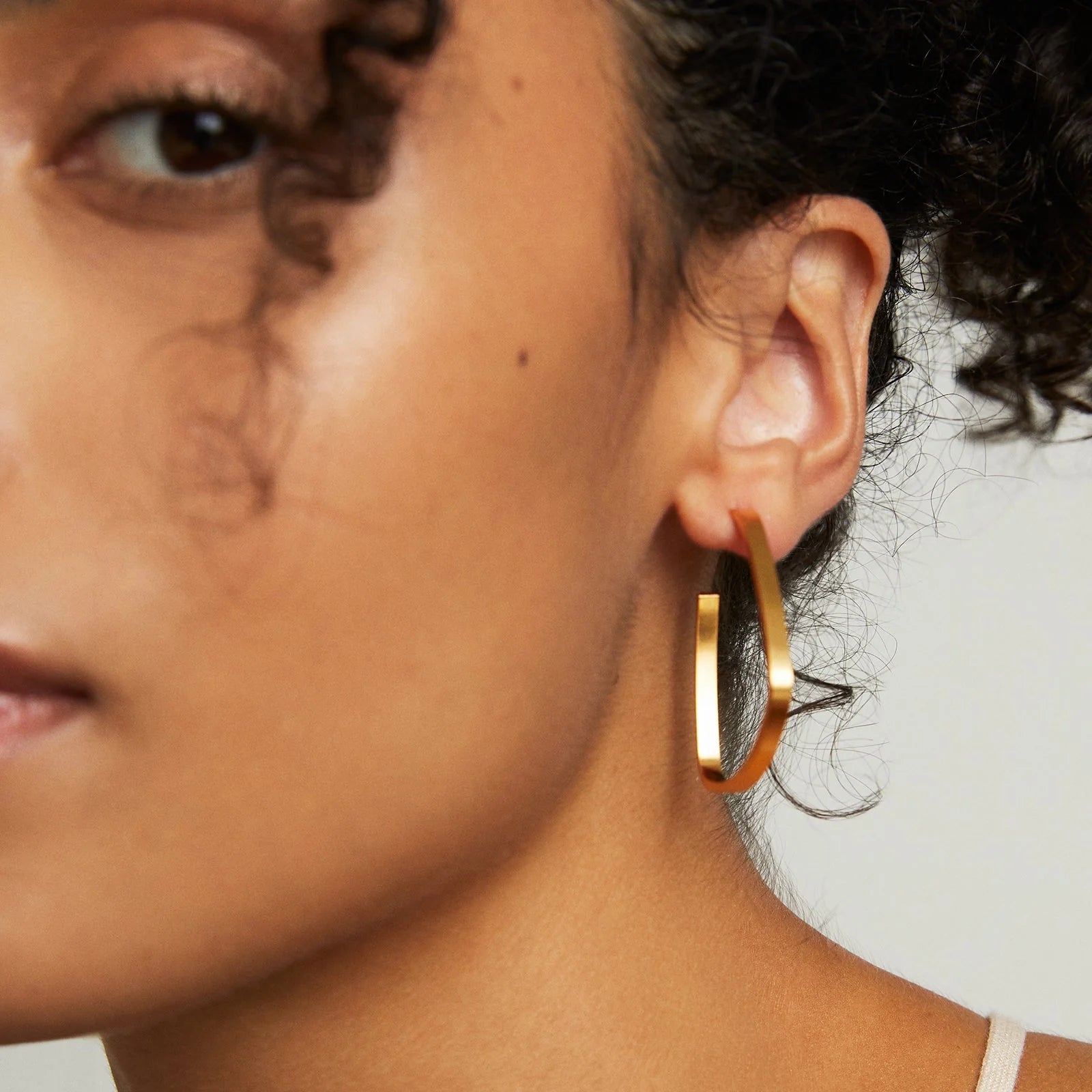 Small Square Hoop Earrings
