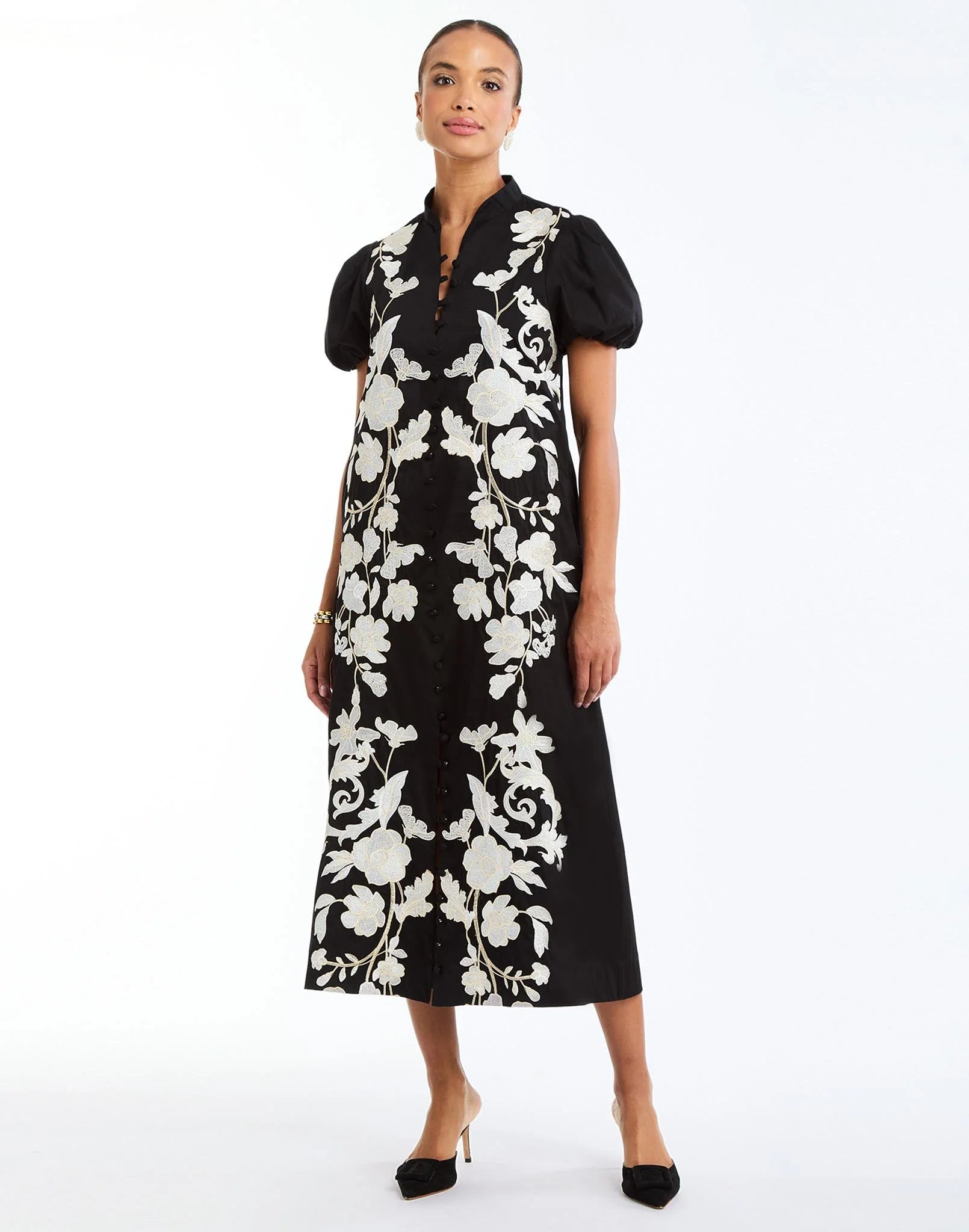 Elliana Barong Midi Dress