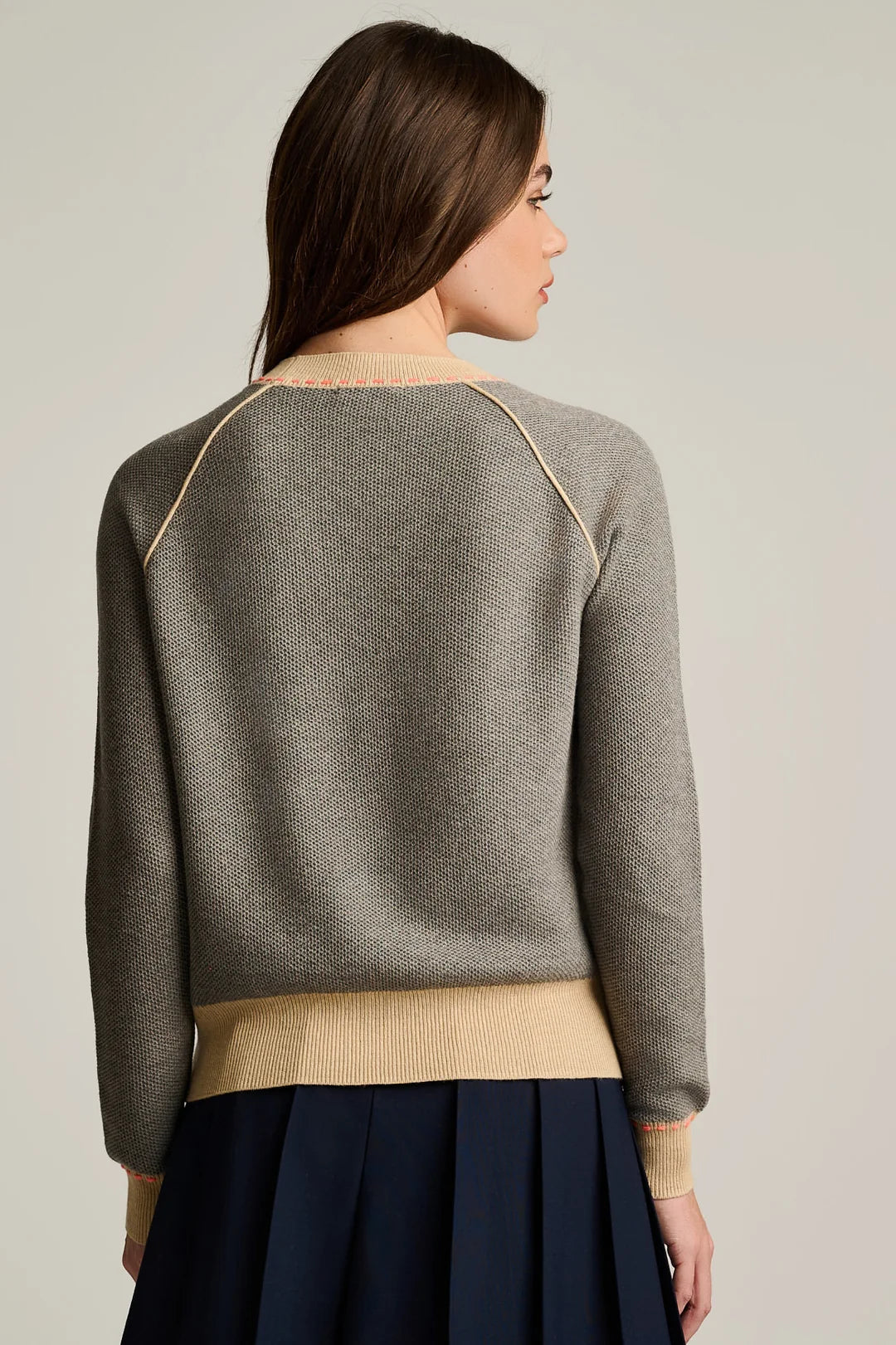 Stitchin' Cotton Cashmere Sweater