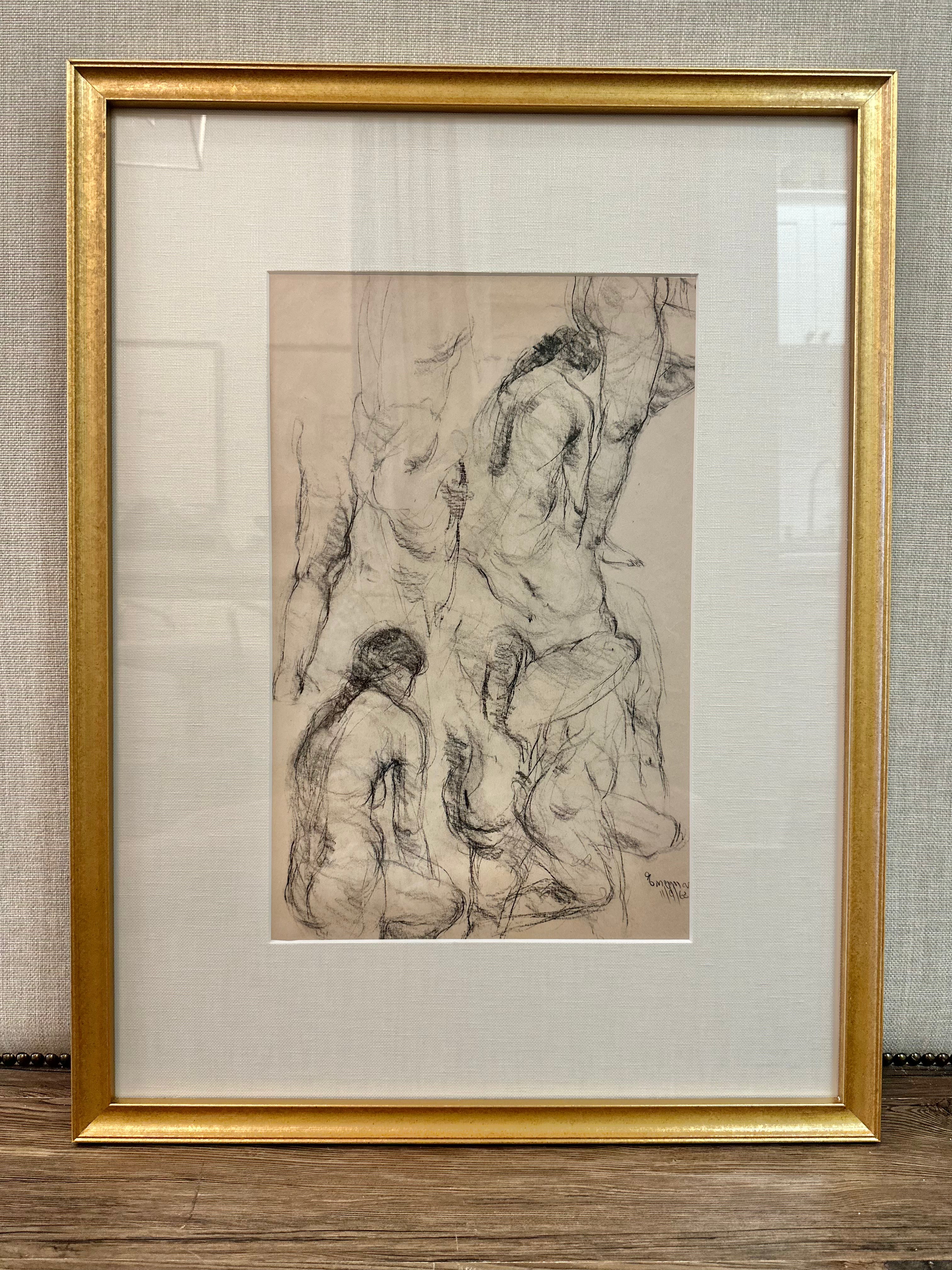 Charcoal Nude Sketches