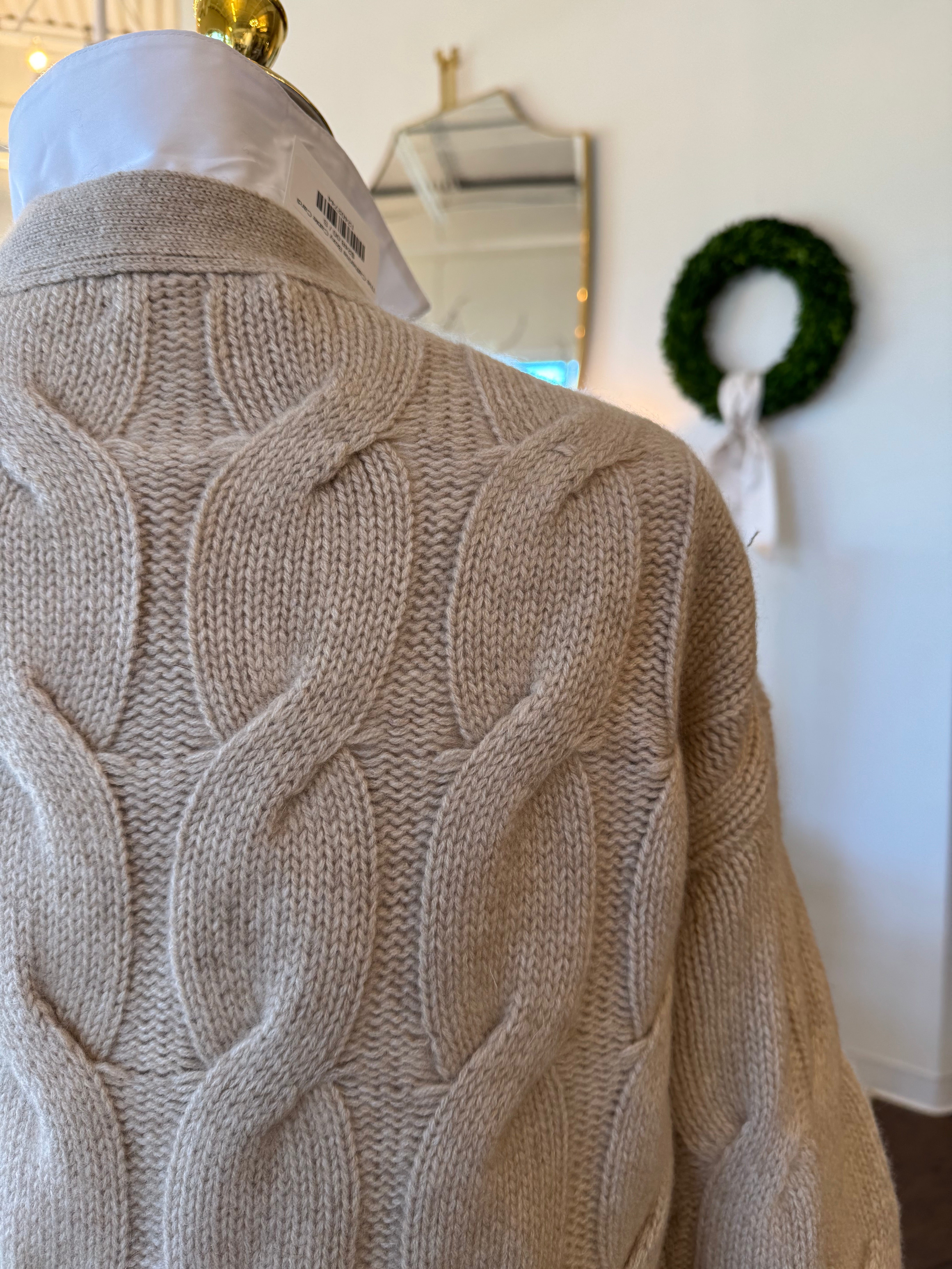 The Catherine Boxy Cable Cardi