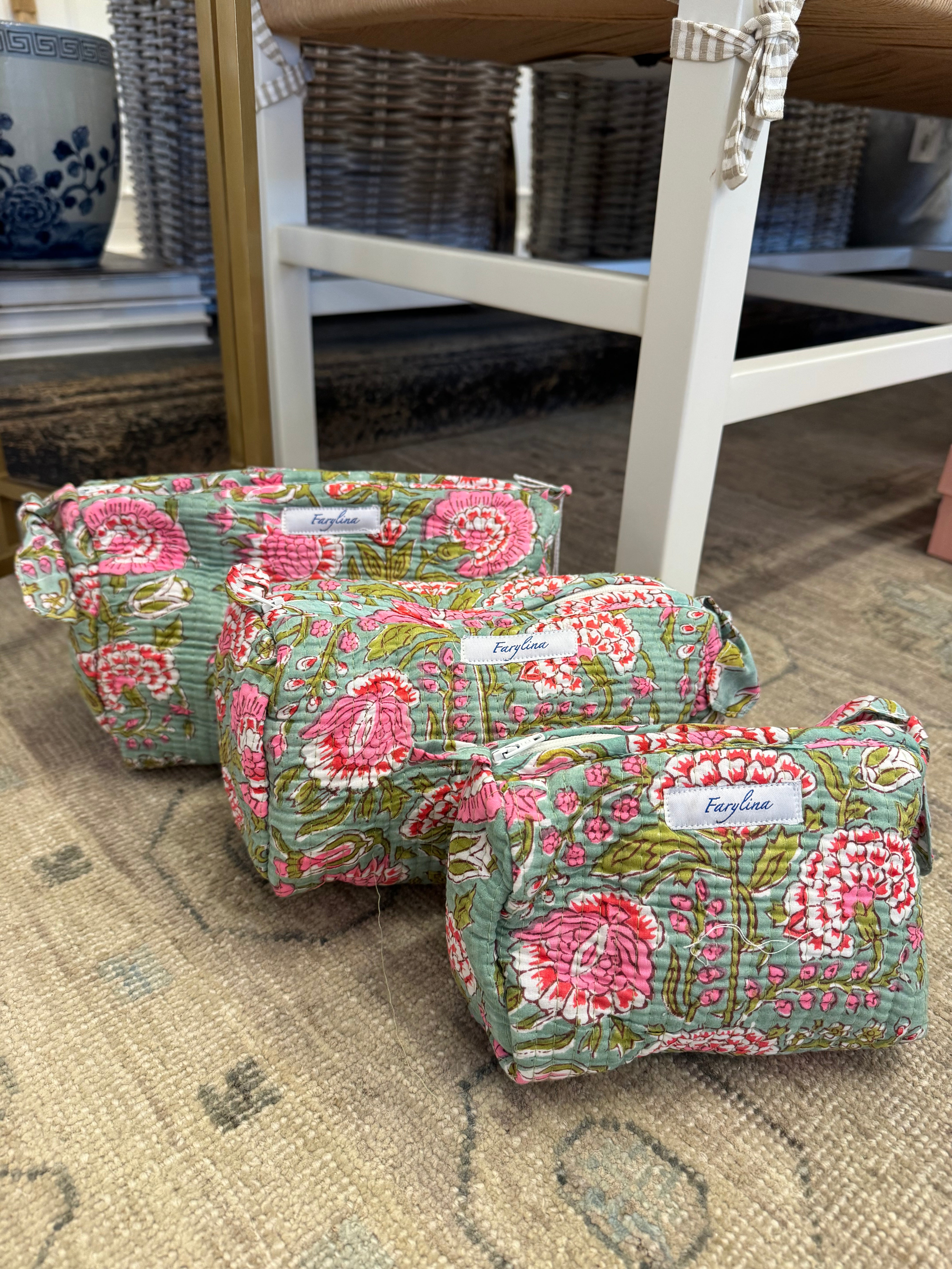 Winona Quilted Toiletry Set