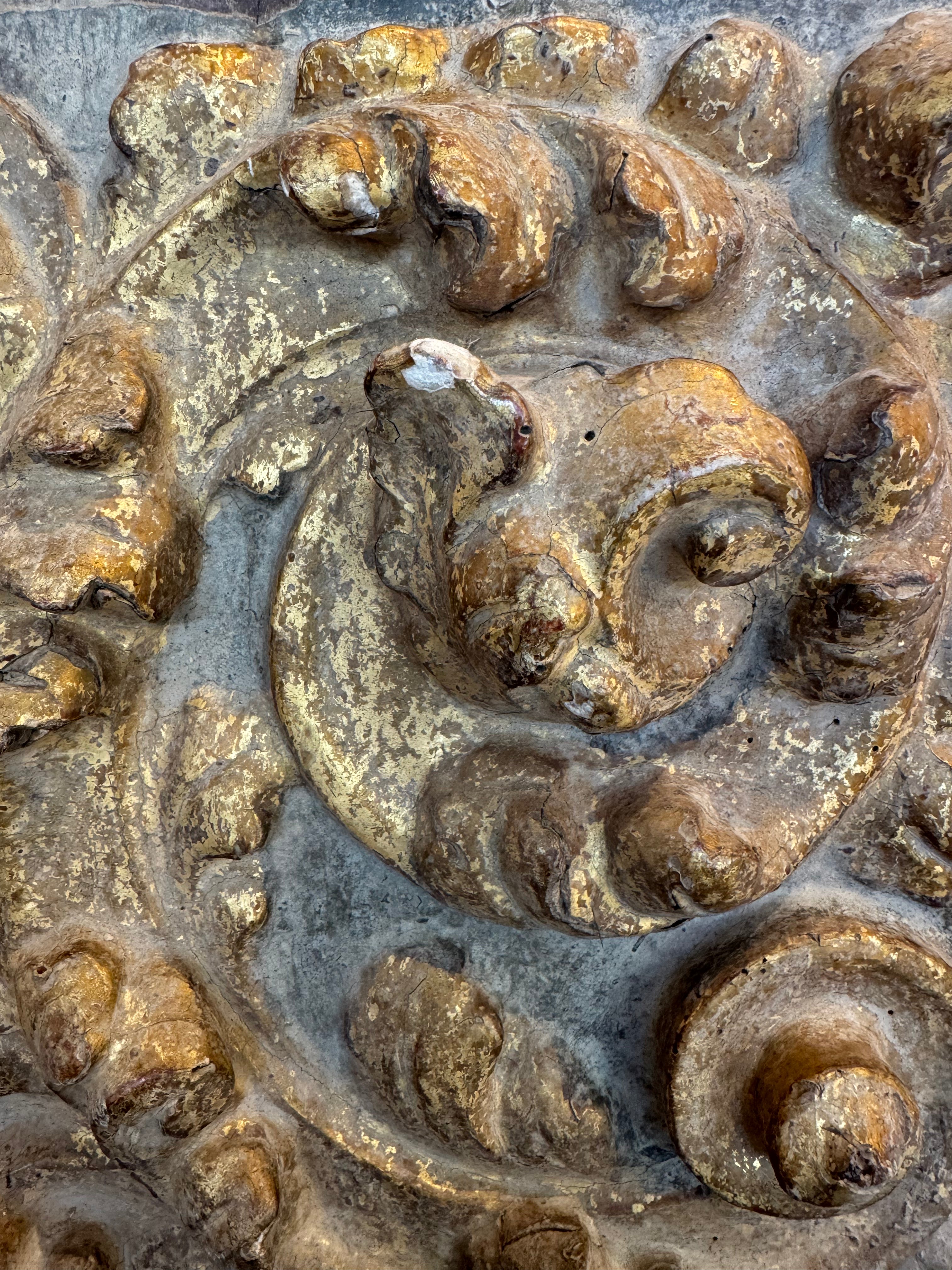 17th Century Gilded Fragment