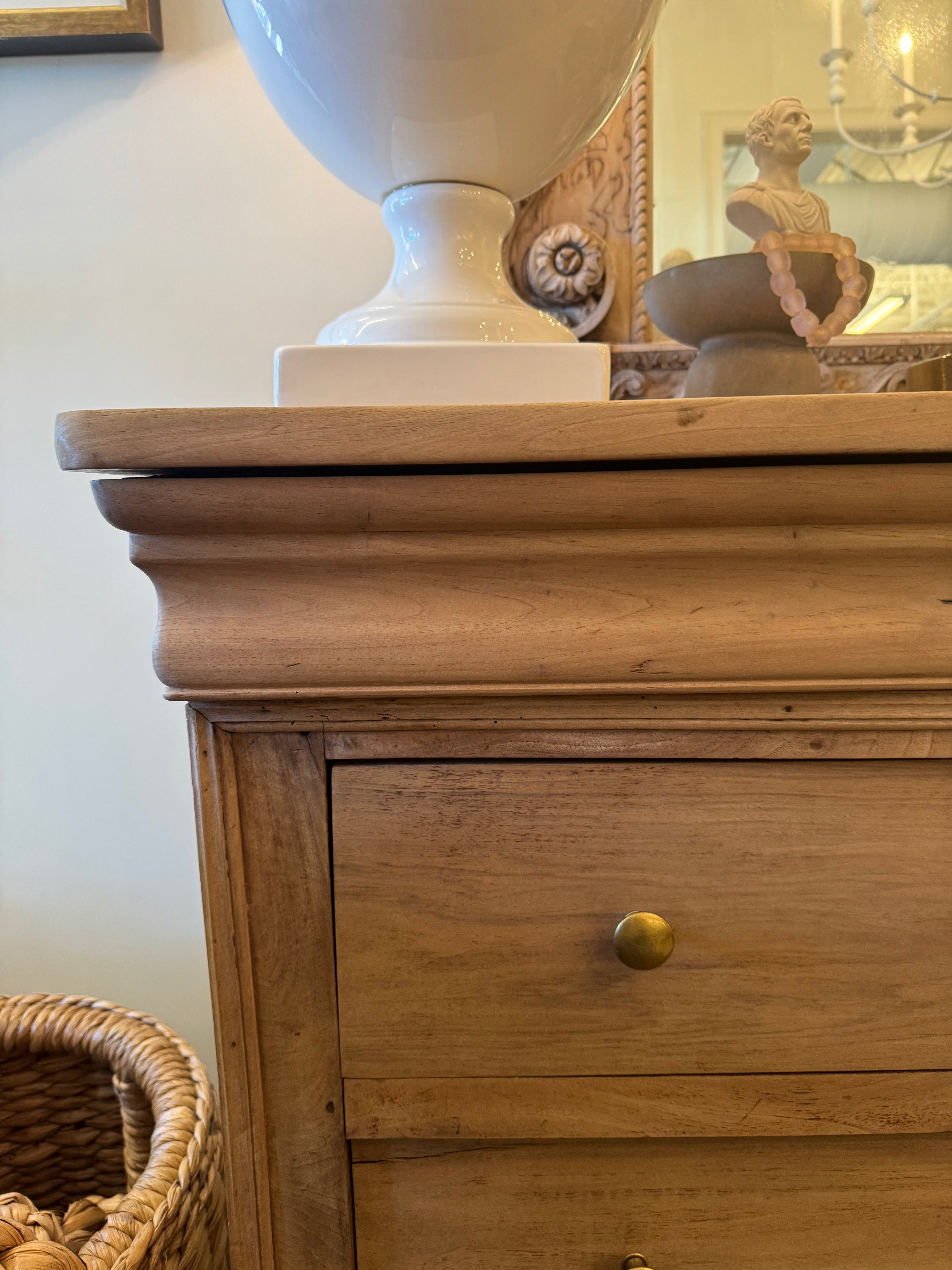 Antique Bleached 3 Drawer Chest