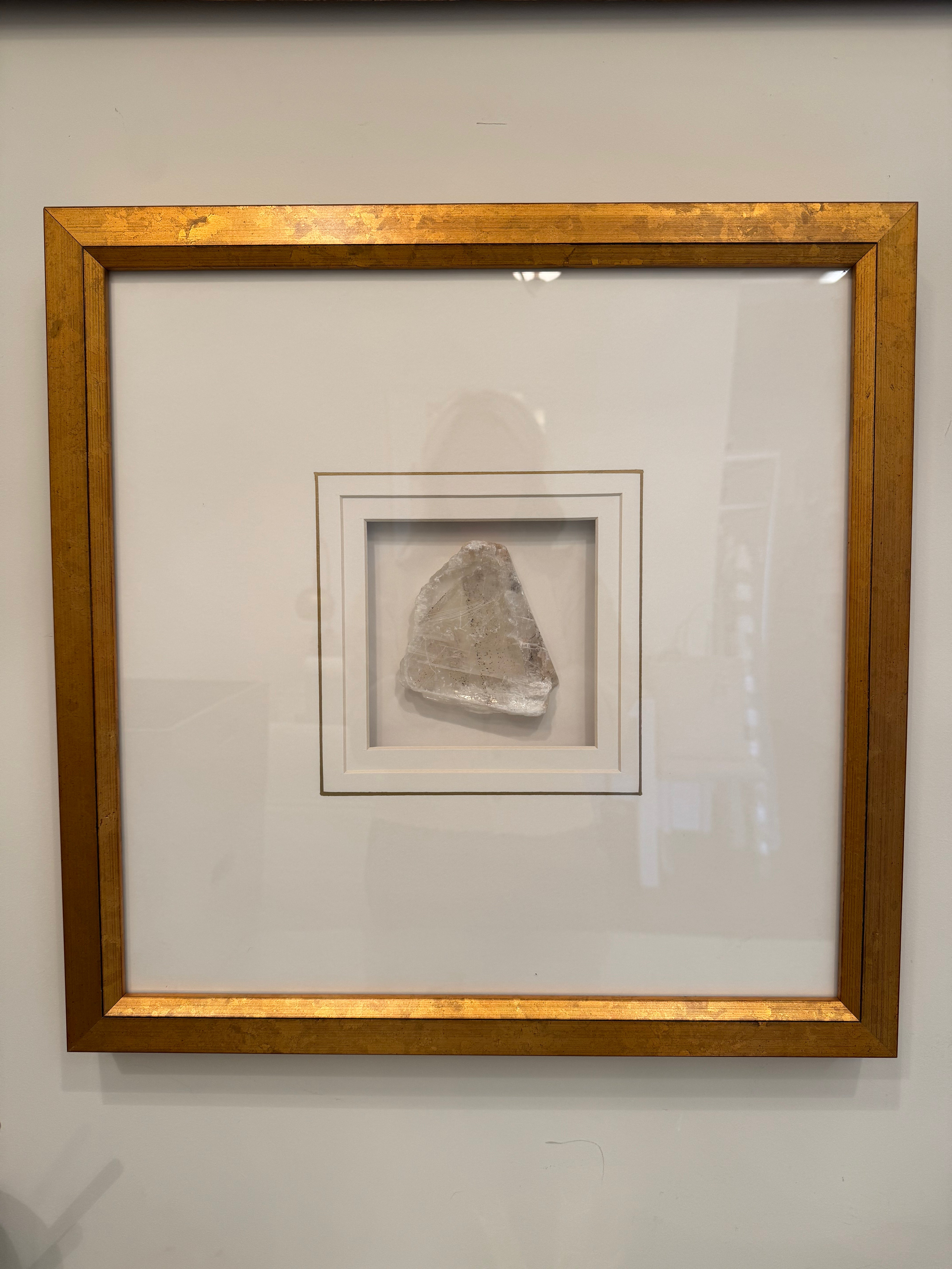 Framed Flat Selenites - 18" x 18"