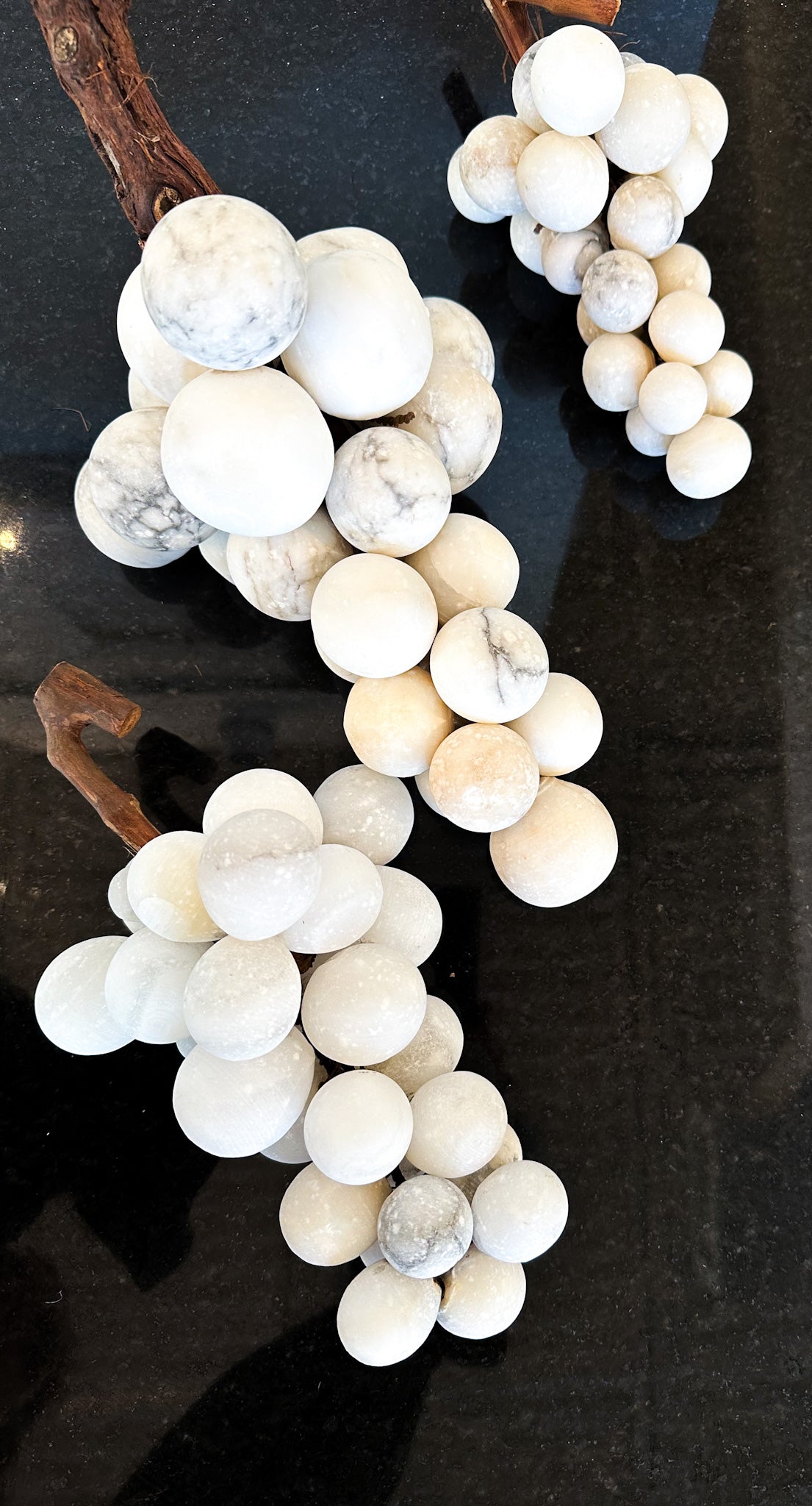 Vintage Alabaster Grapes