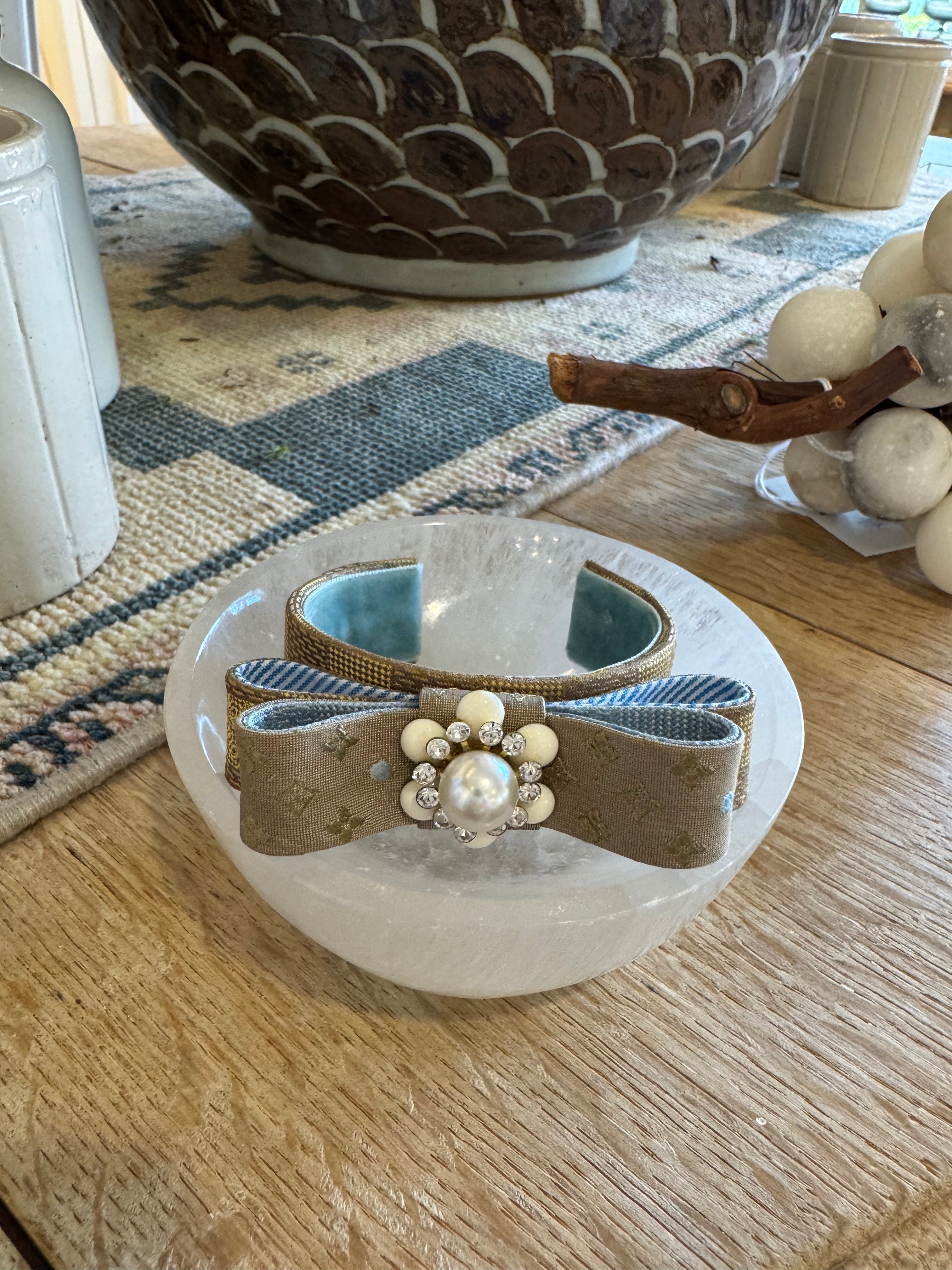 Vintage Scarf Cuff