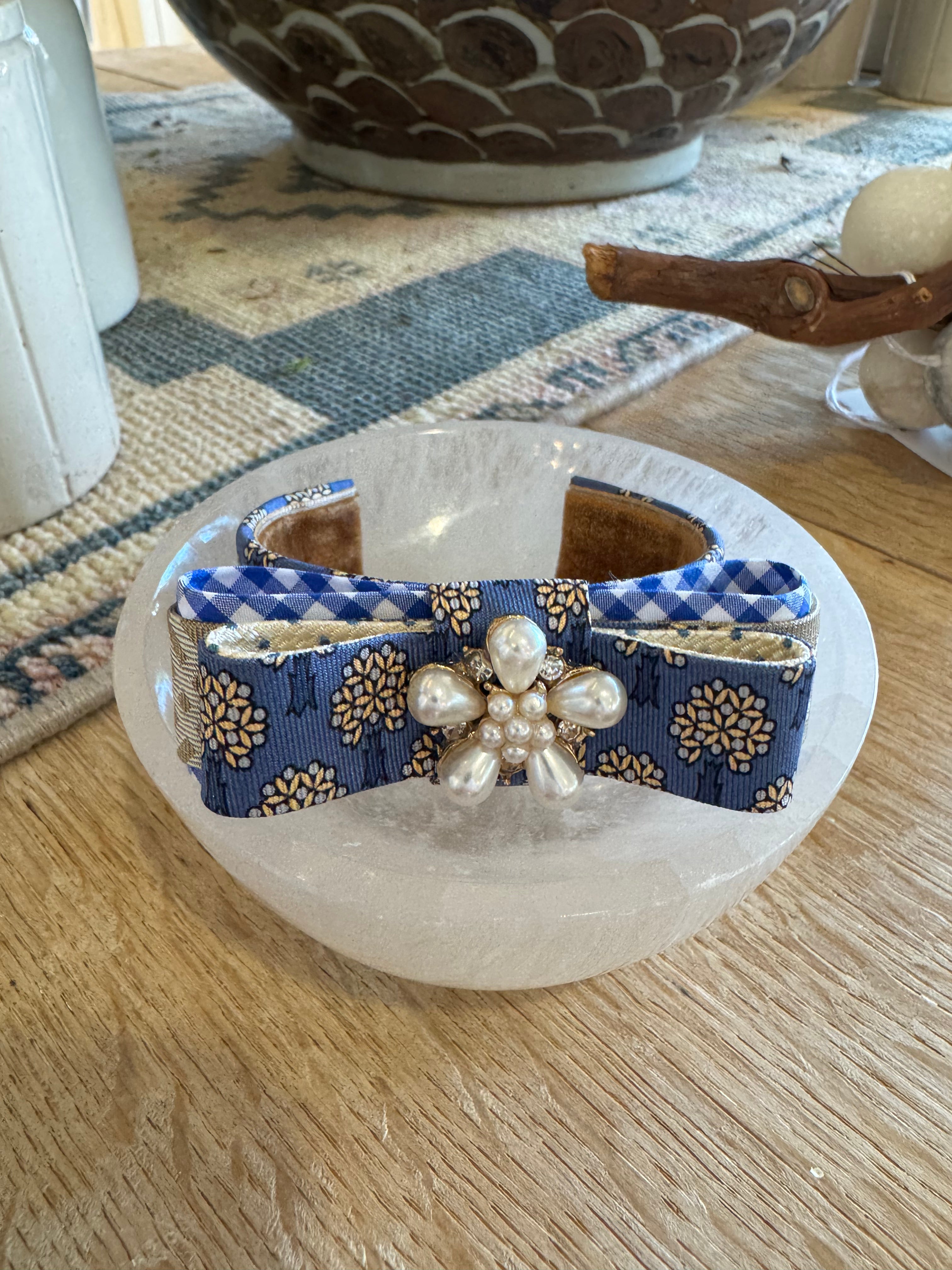 Vintage Scarf Cuff