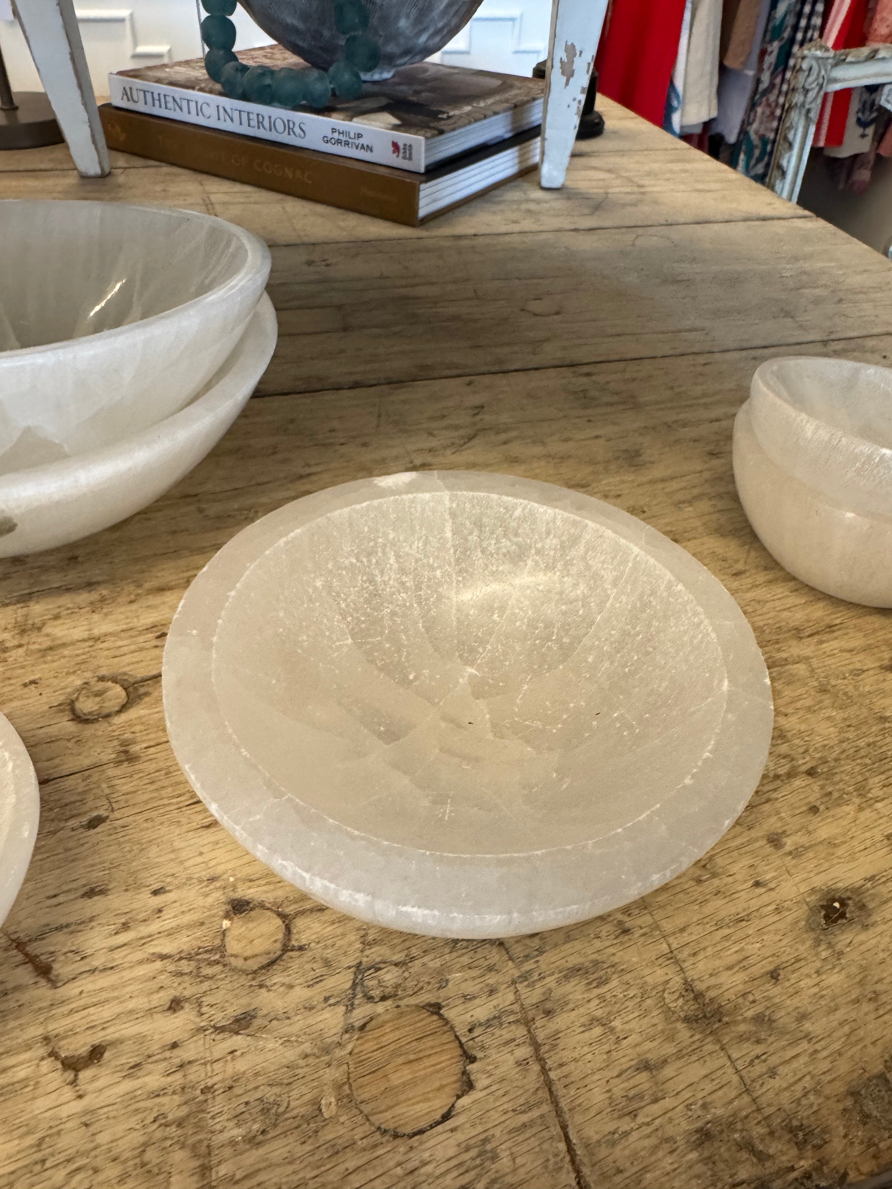 Selenite Bowls